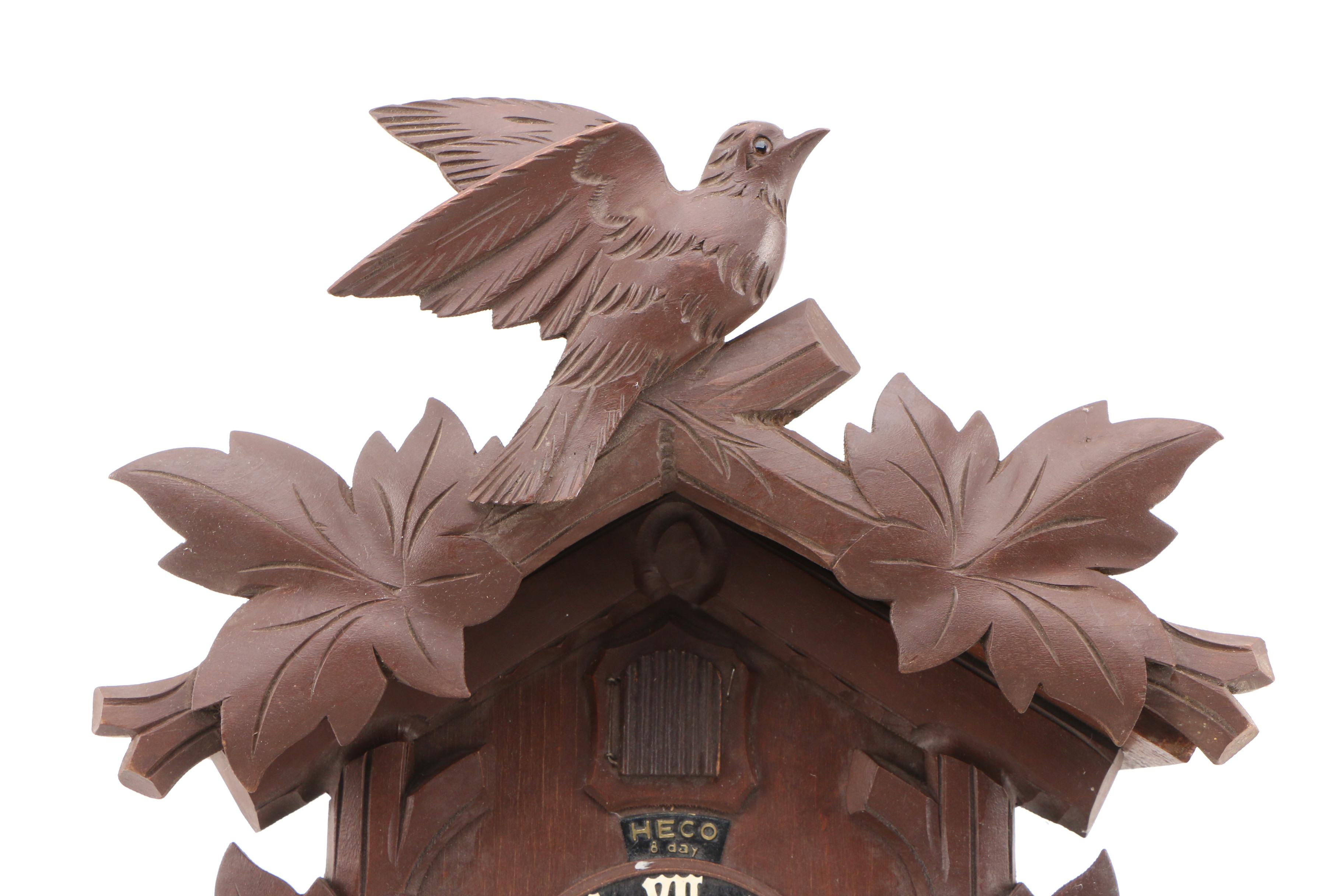 German Heco 8 Day Cuckoo Clock