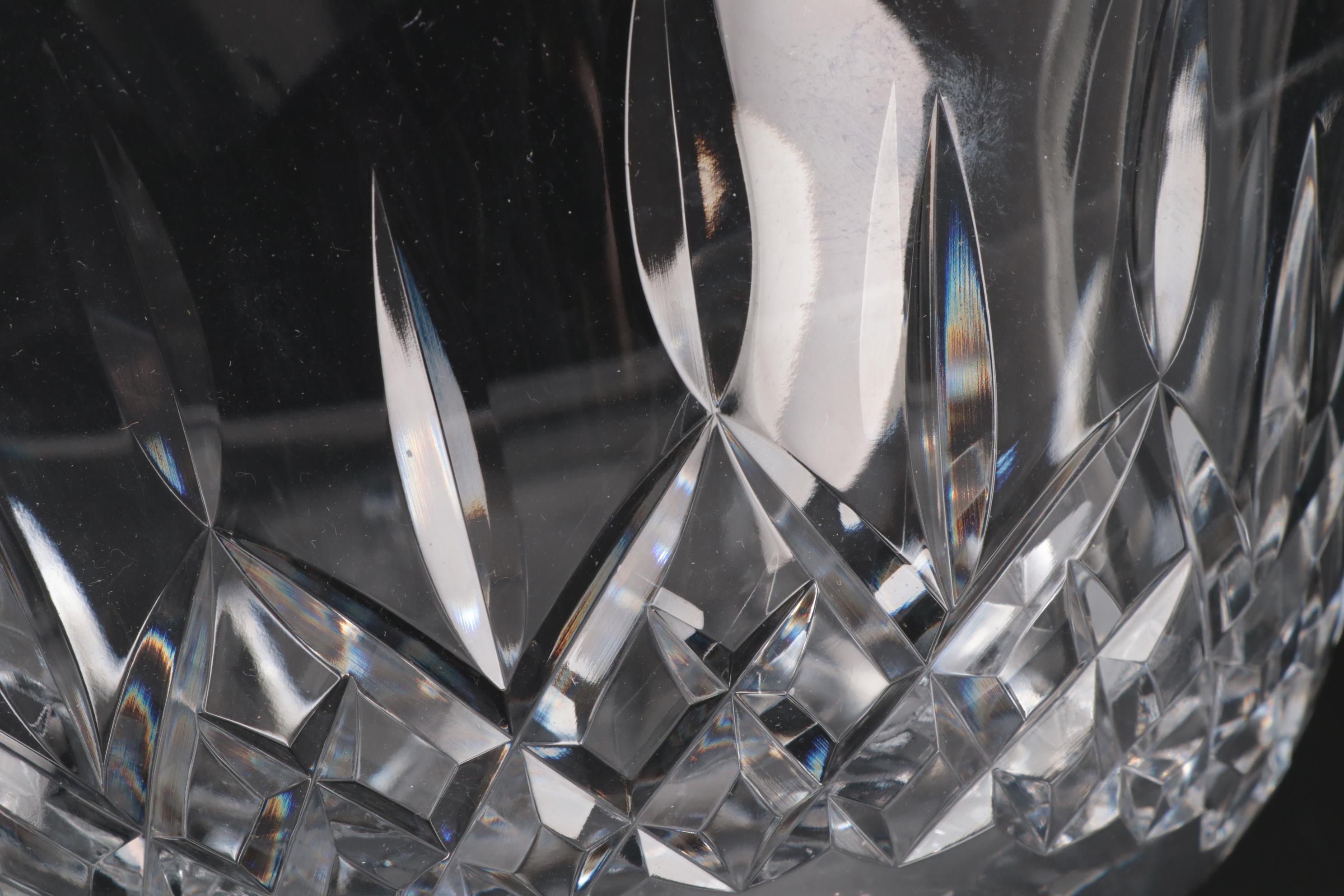 Waterford Crystal "Lismore" Bowl with American Brilliant Cut Glass Bowls