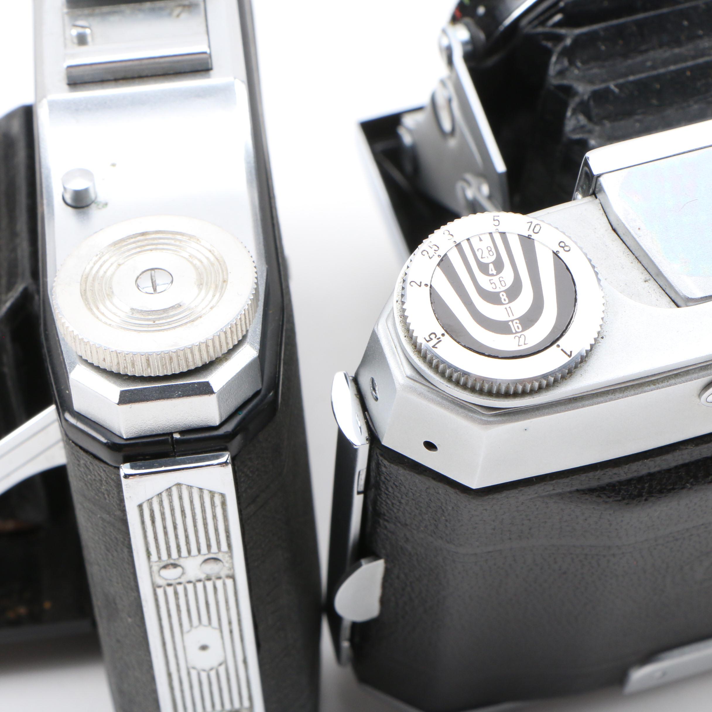 Certo Six Rangefinder Camera and Zeiss Ikon "Nettar" Rangefinder Camera