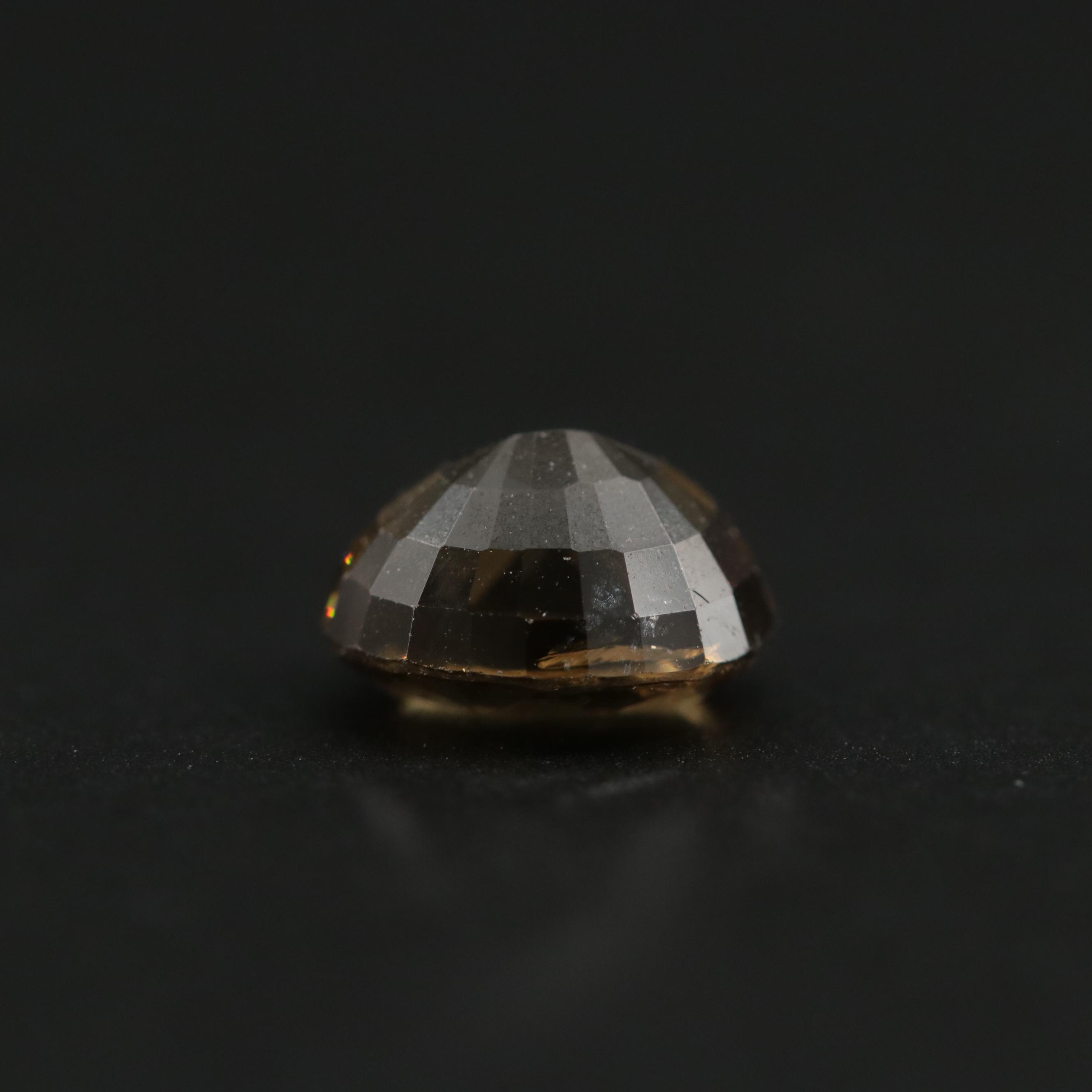 Loose 3.45 CT Oval Faceted Zircon