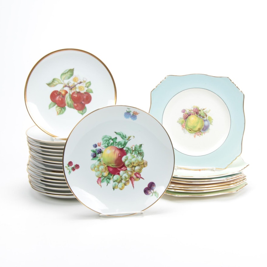 Hutschenreuther, Royal Winton & Grimwades and More Fruit Plates