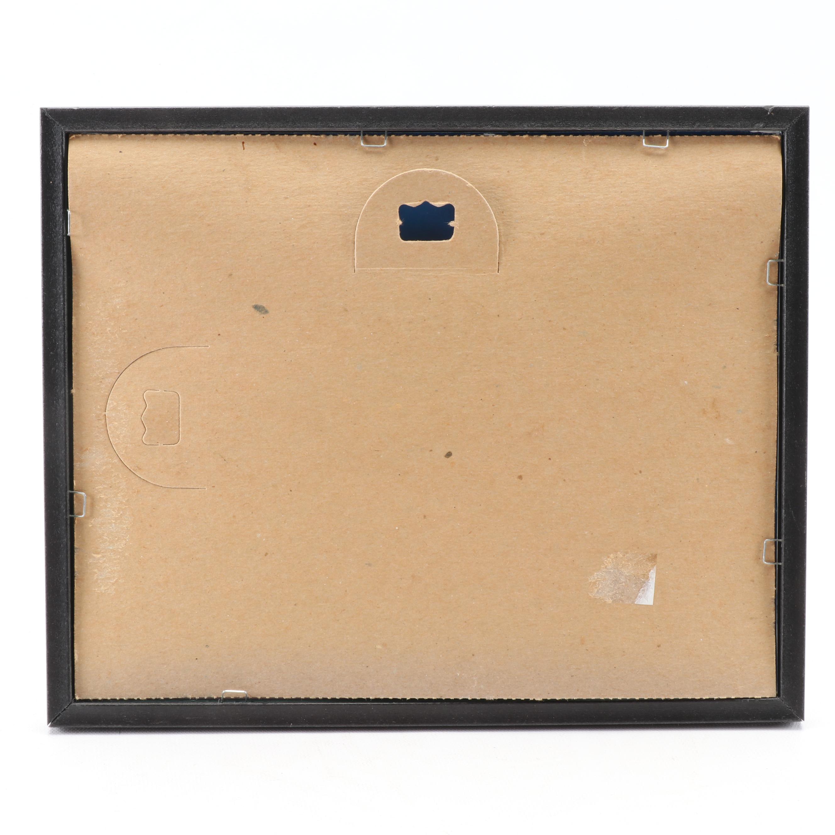 Dale Earnhardt Sr. Signed Photo Print, Framed  Visual COA