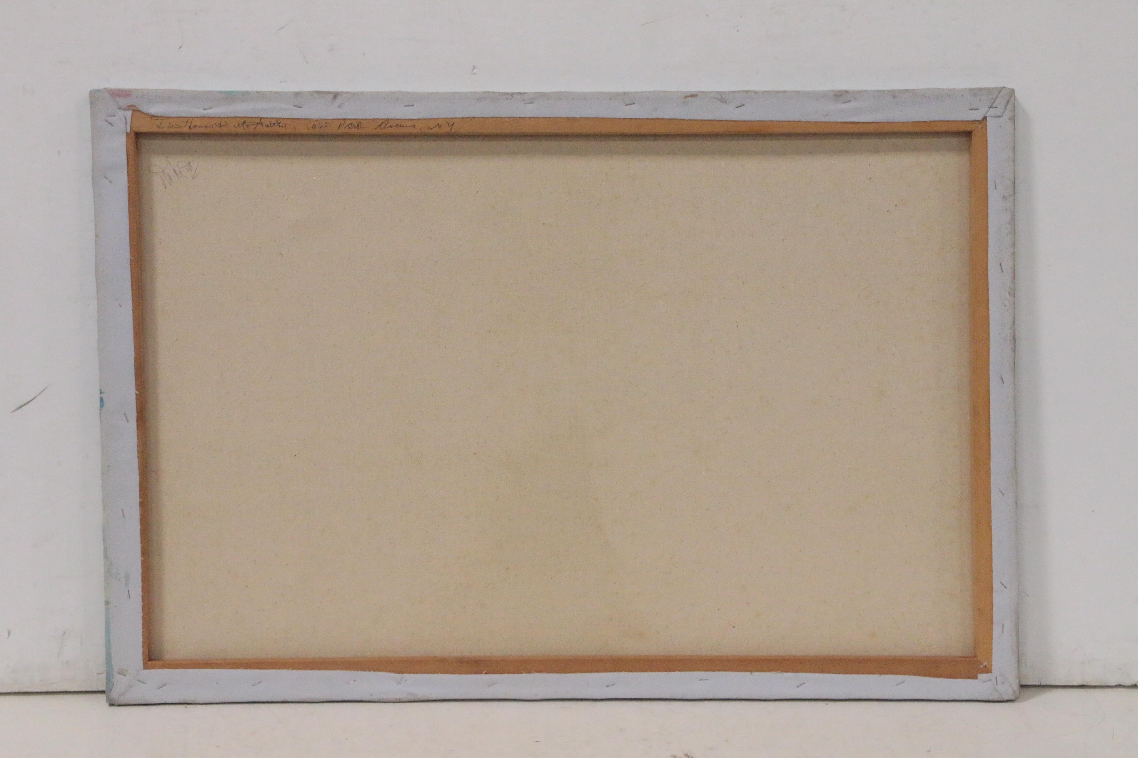 Marie Charlot Oil Painting of a Beach Scene, Late 20th Century