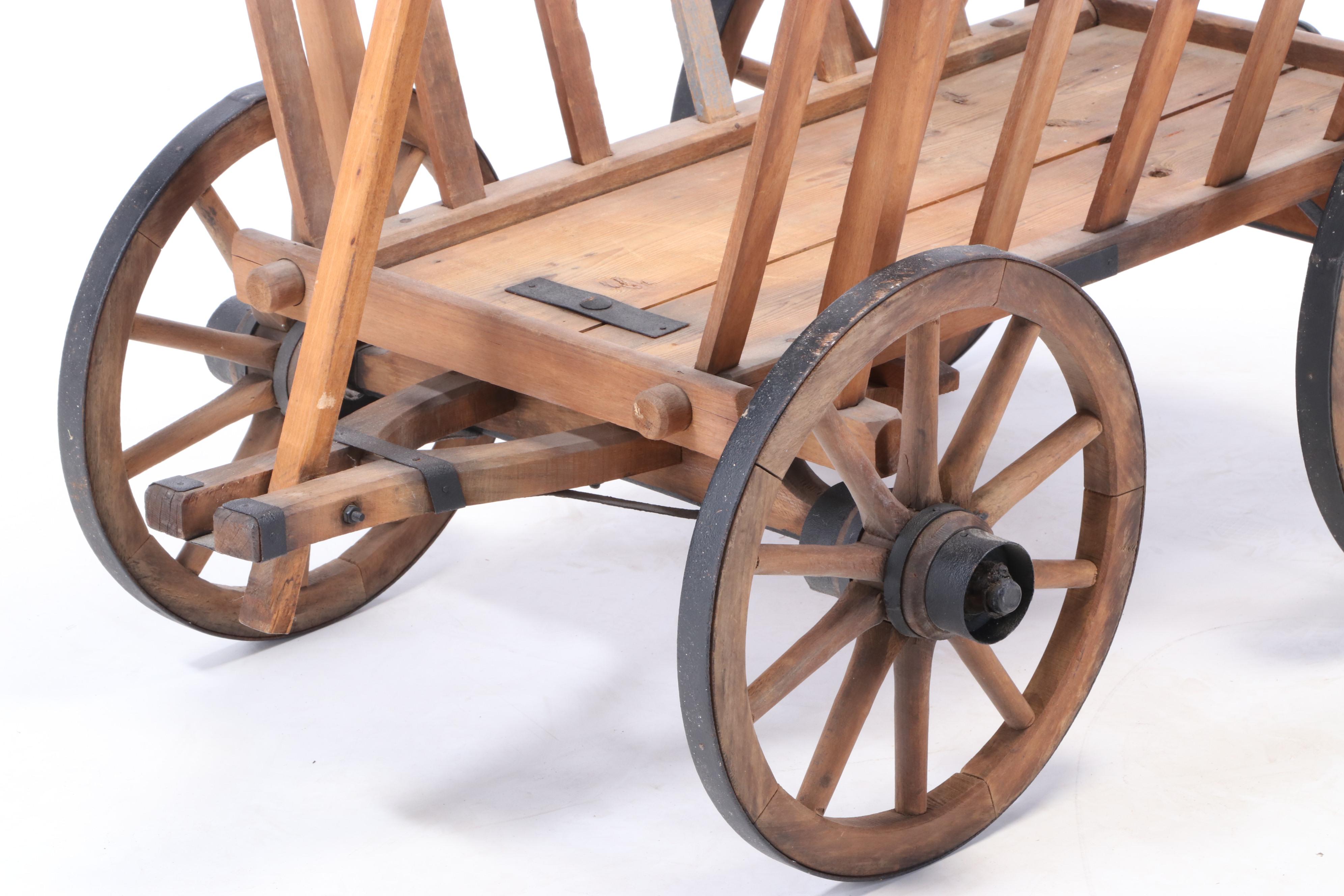 Wooden Goat Cart, Early 20th Century