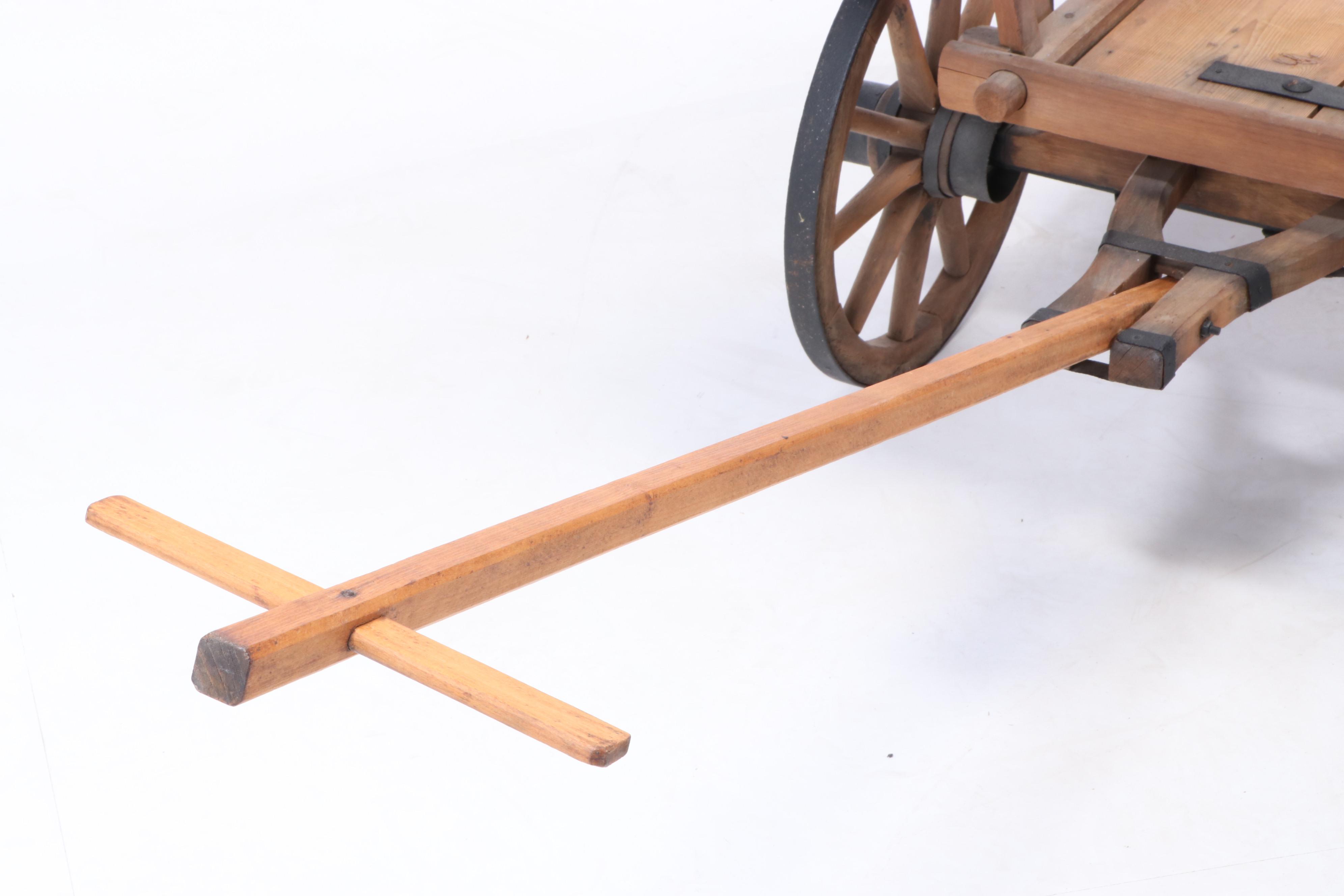 Wooden Goat Cart, Early 20th Century