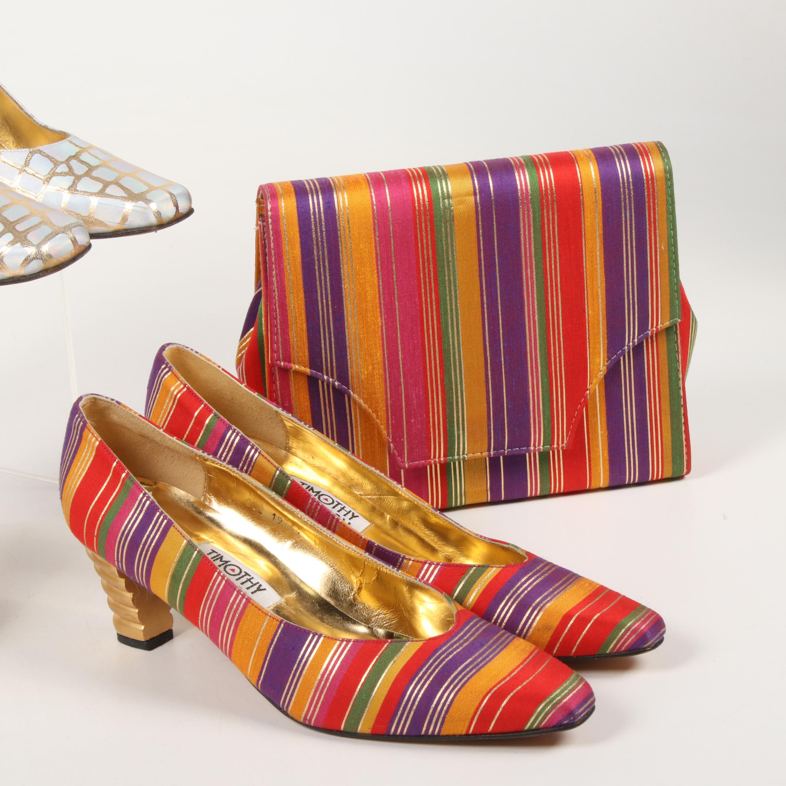 J. Reneé Couture Collection Pumps and Timothy Hitsman Pumps & Matching Clutches