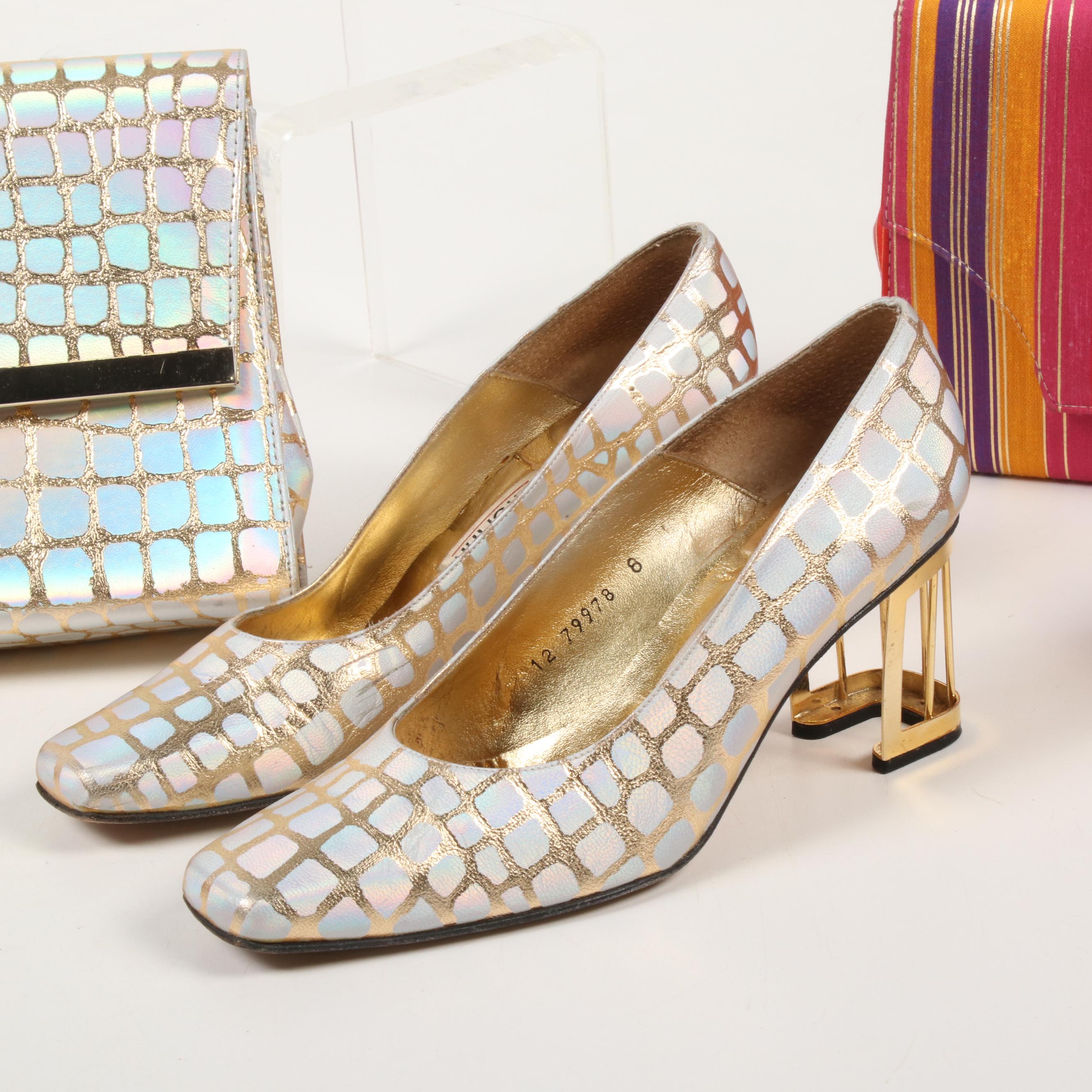 J. Reneé Couture Collection Pumps and Timothy Hitsman Pumps & Matching Clutches