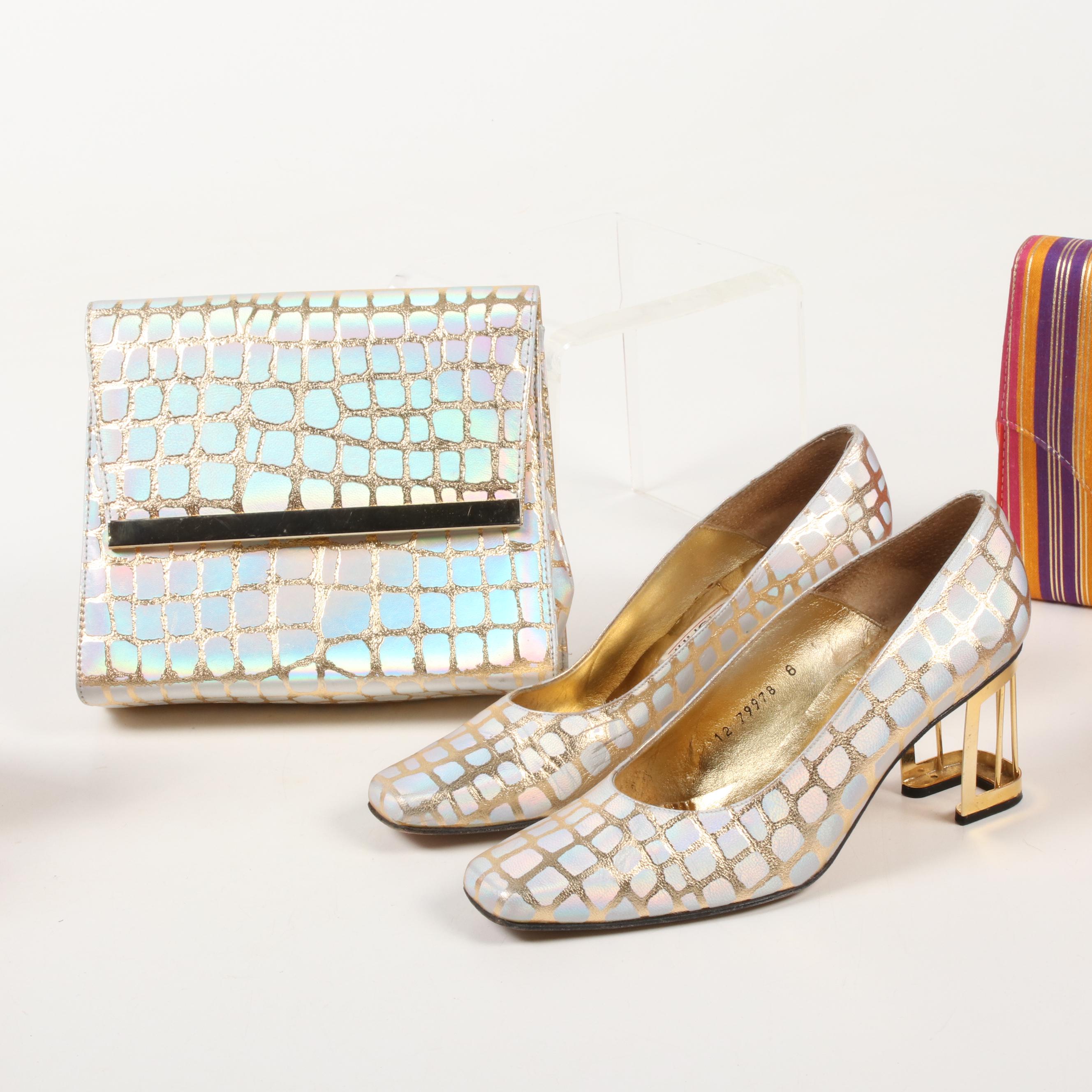 J. Reneé Couture Collection Pumps and Timothy Hitsman Pumps & Matching Clutches