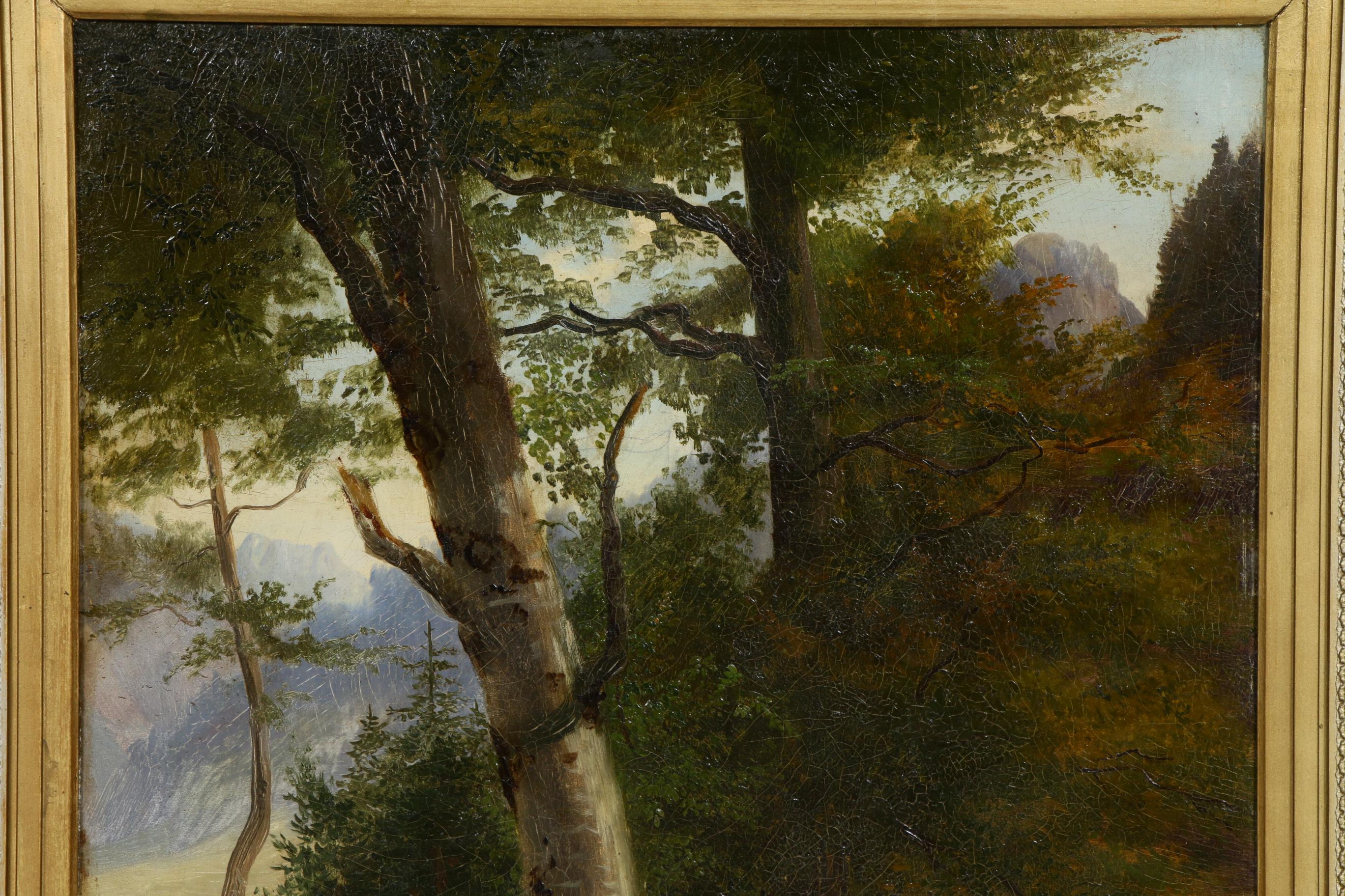 Landscape with Figure Oil Painting