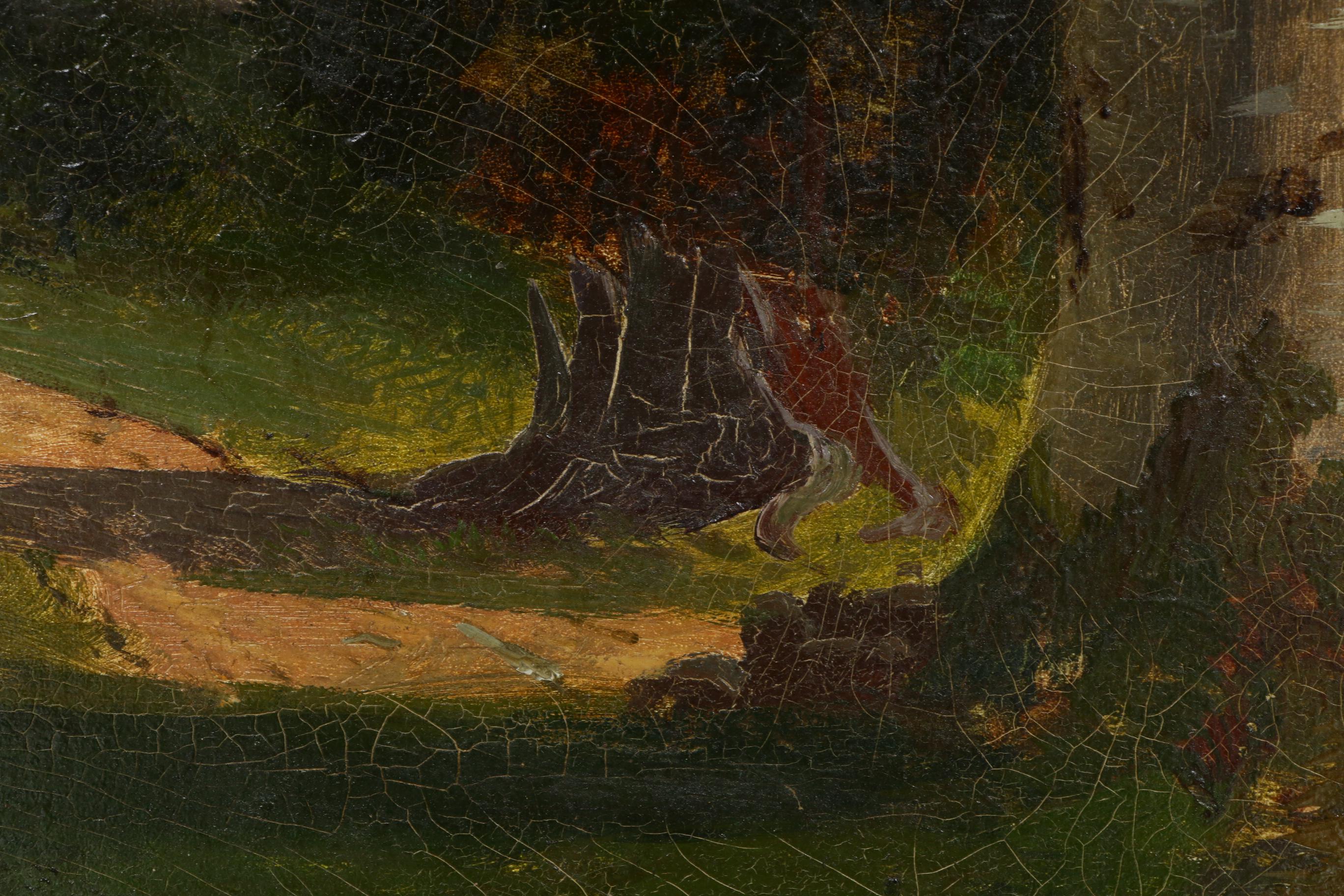 Landscape with Figure Oil Painting