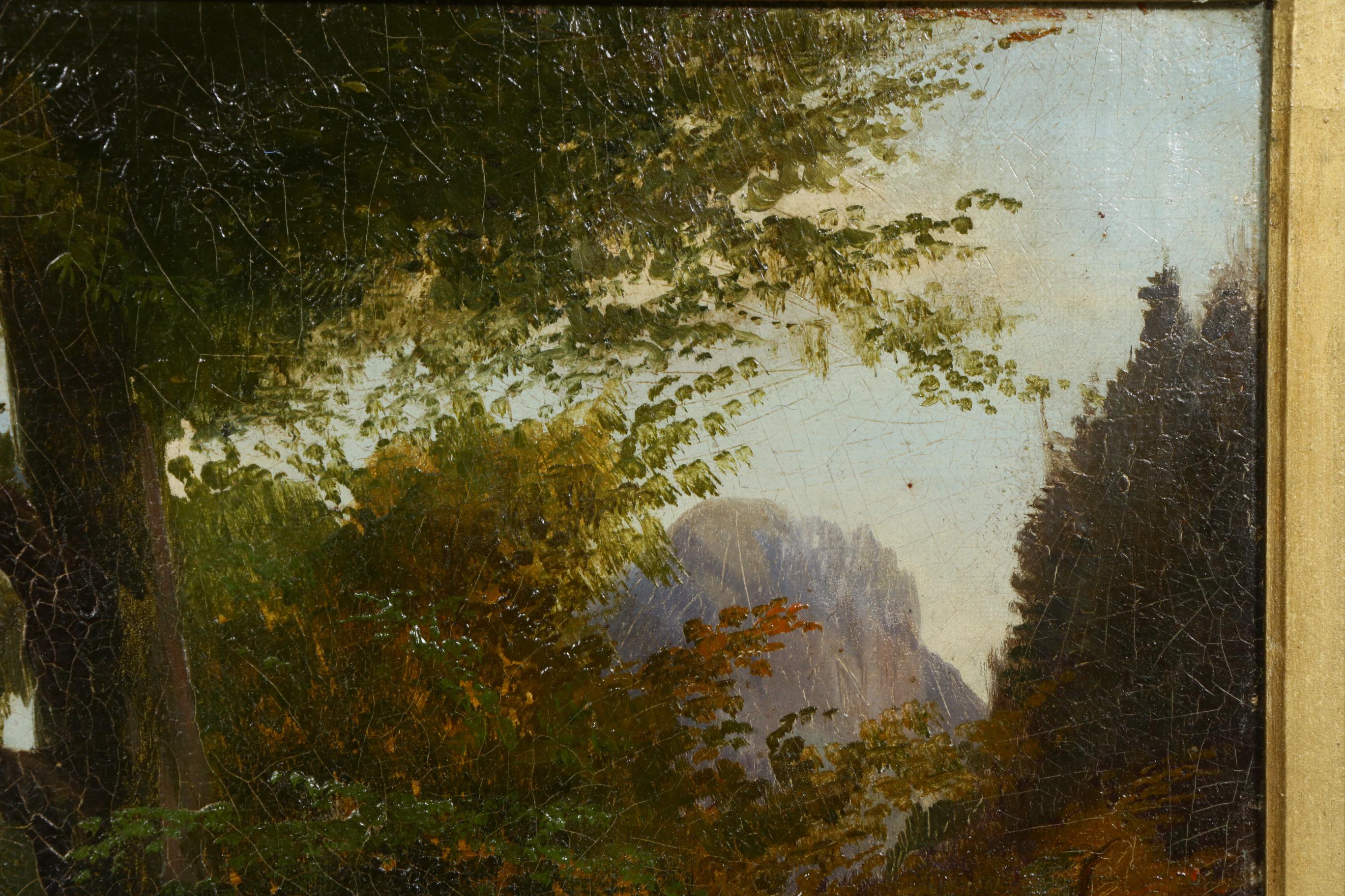 Landscape with Figure Oil Painting