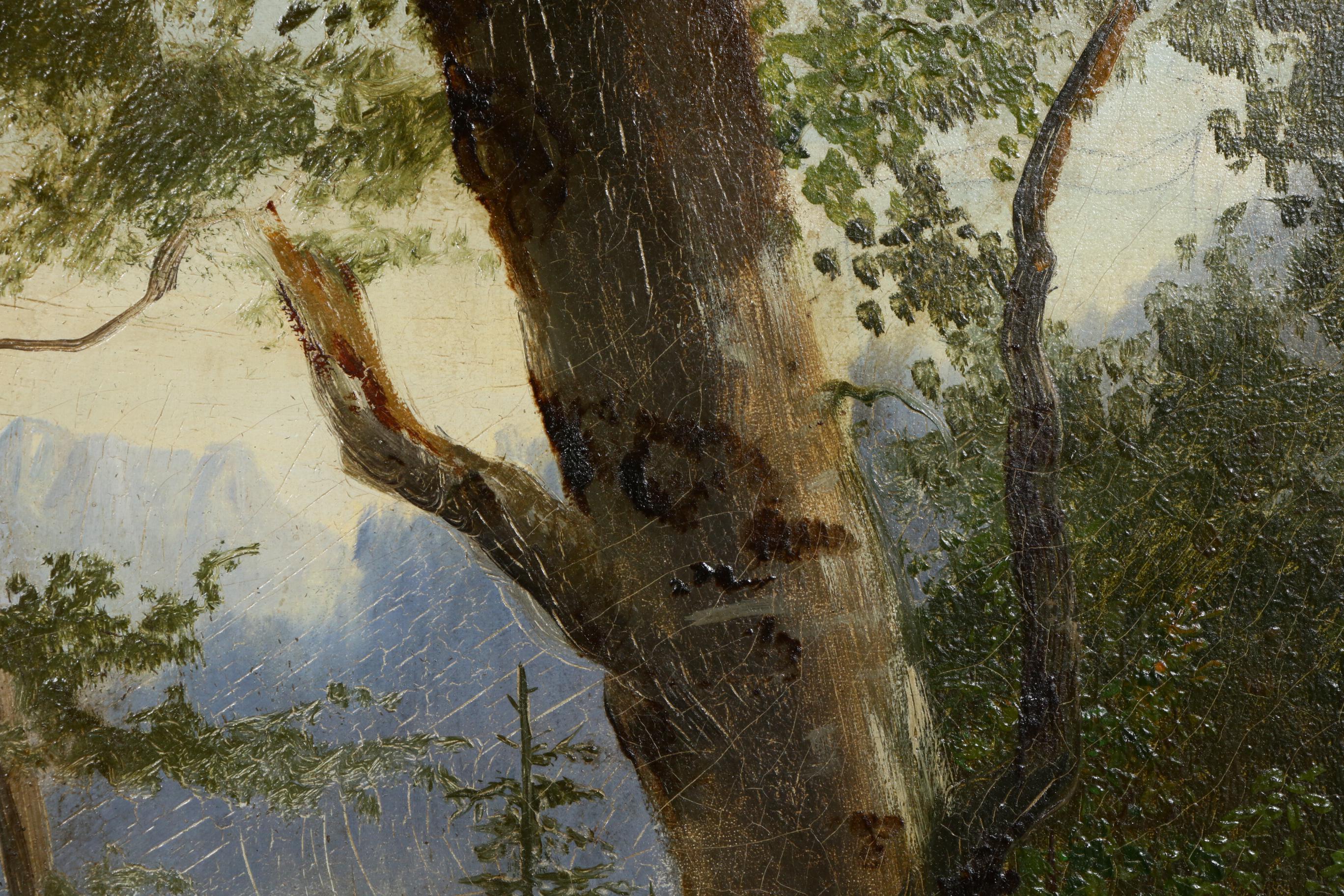 Landscape with Figure Oil Painting