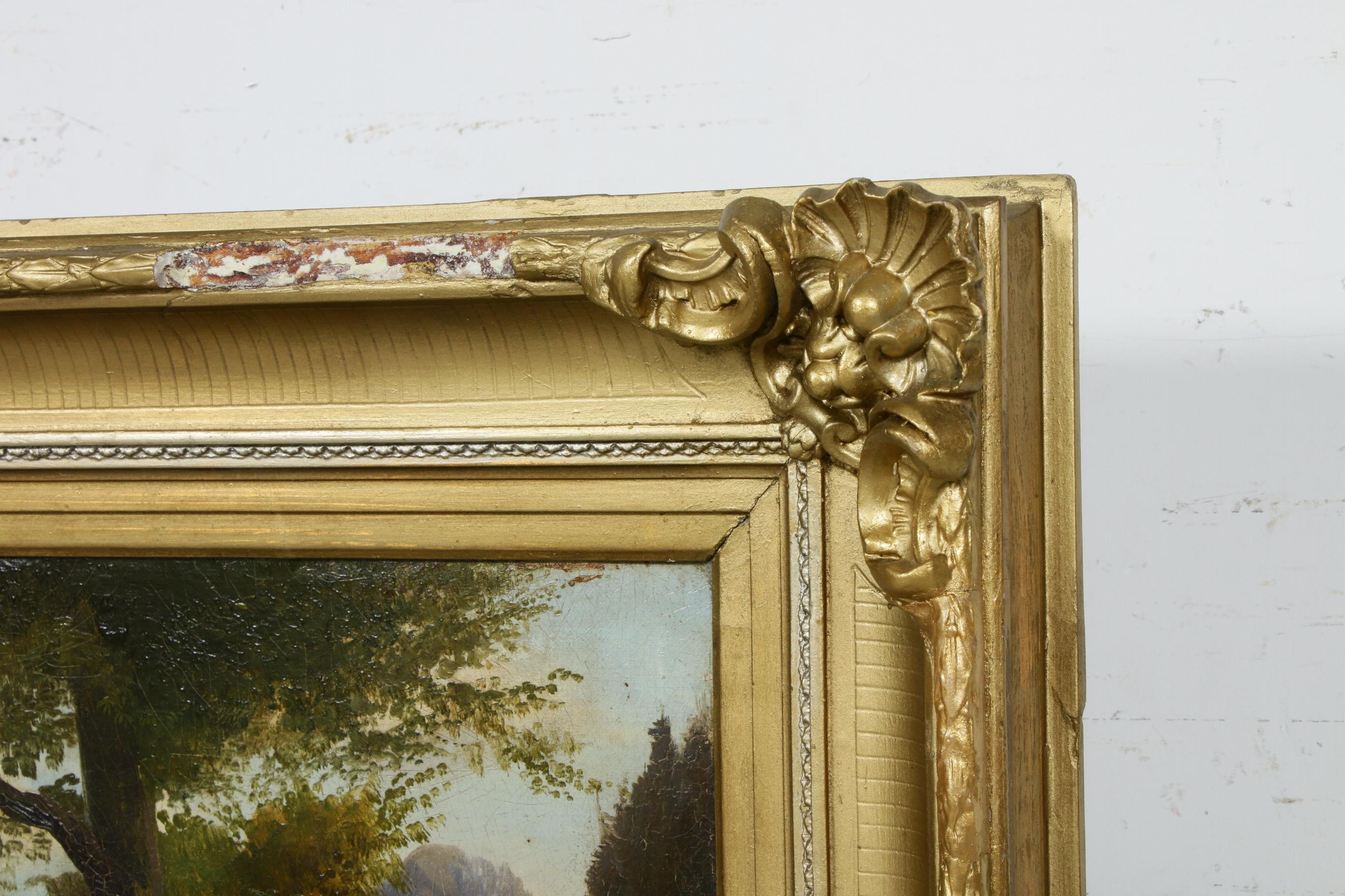 Landscape with Figure Oil Painting