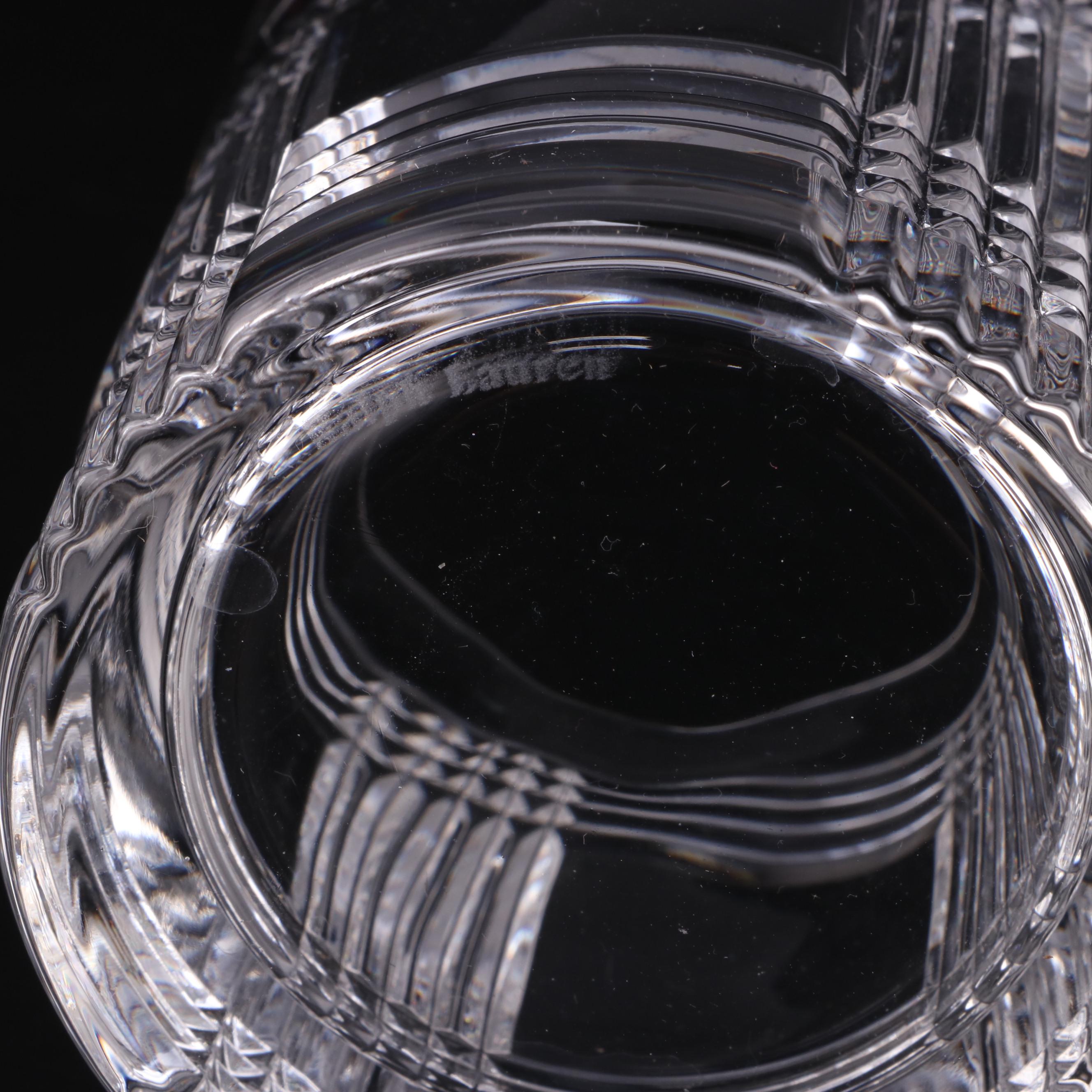 Ralph Lauren "Glen Plaid" Crystal Double Old Fashioned Glasses