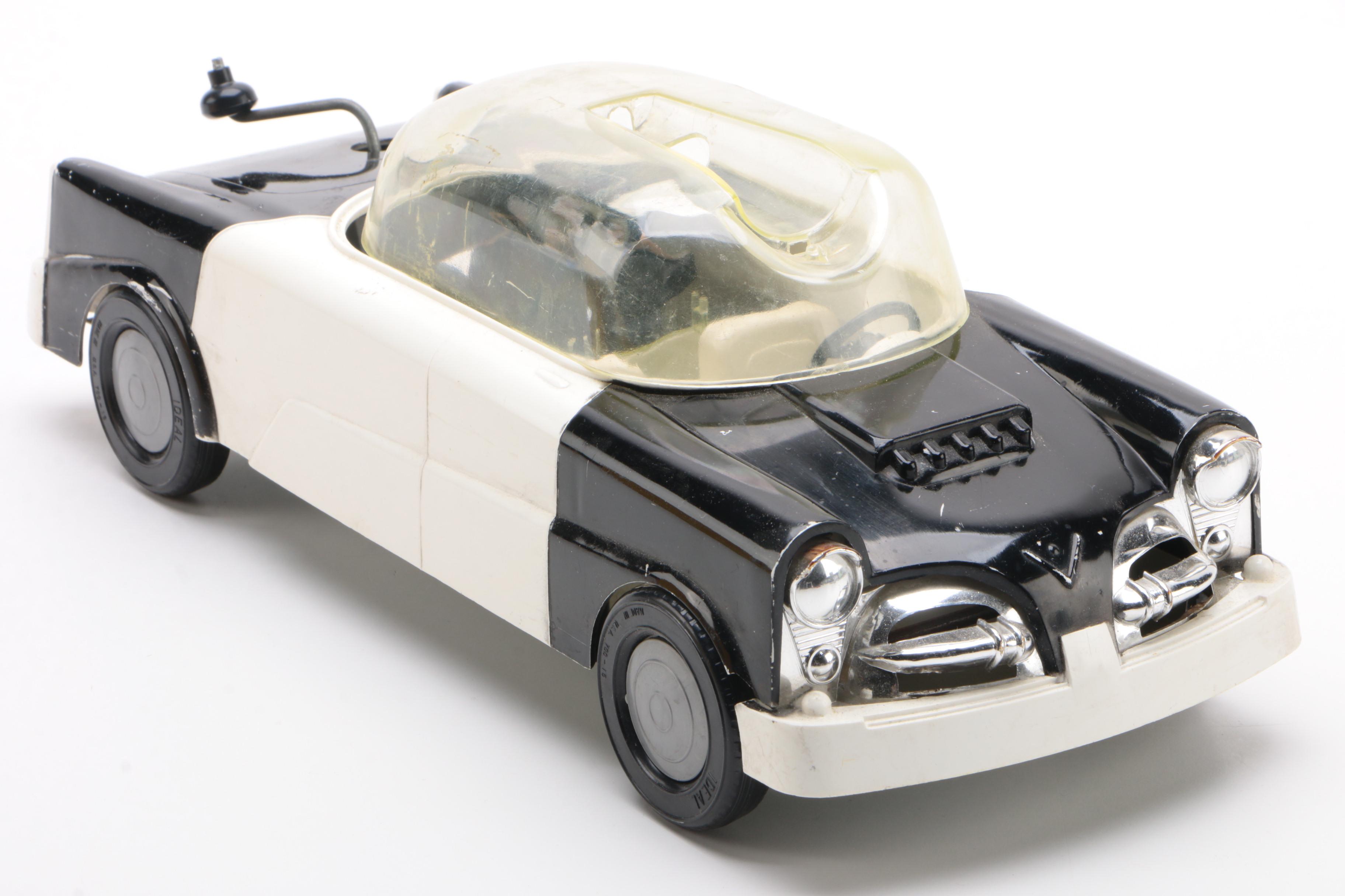 Ideal Jack Webb "Dragnet" Talking Police Car in Original Packaging, 1955