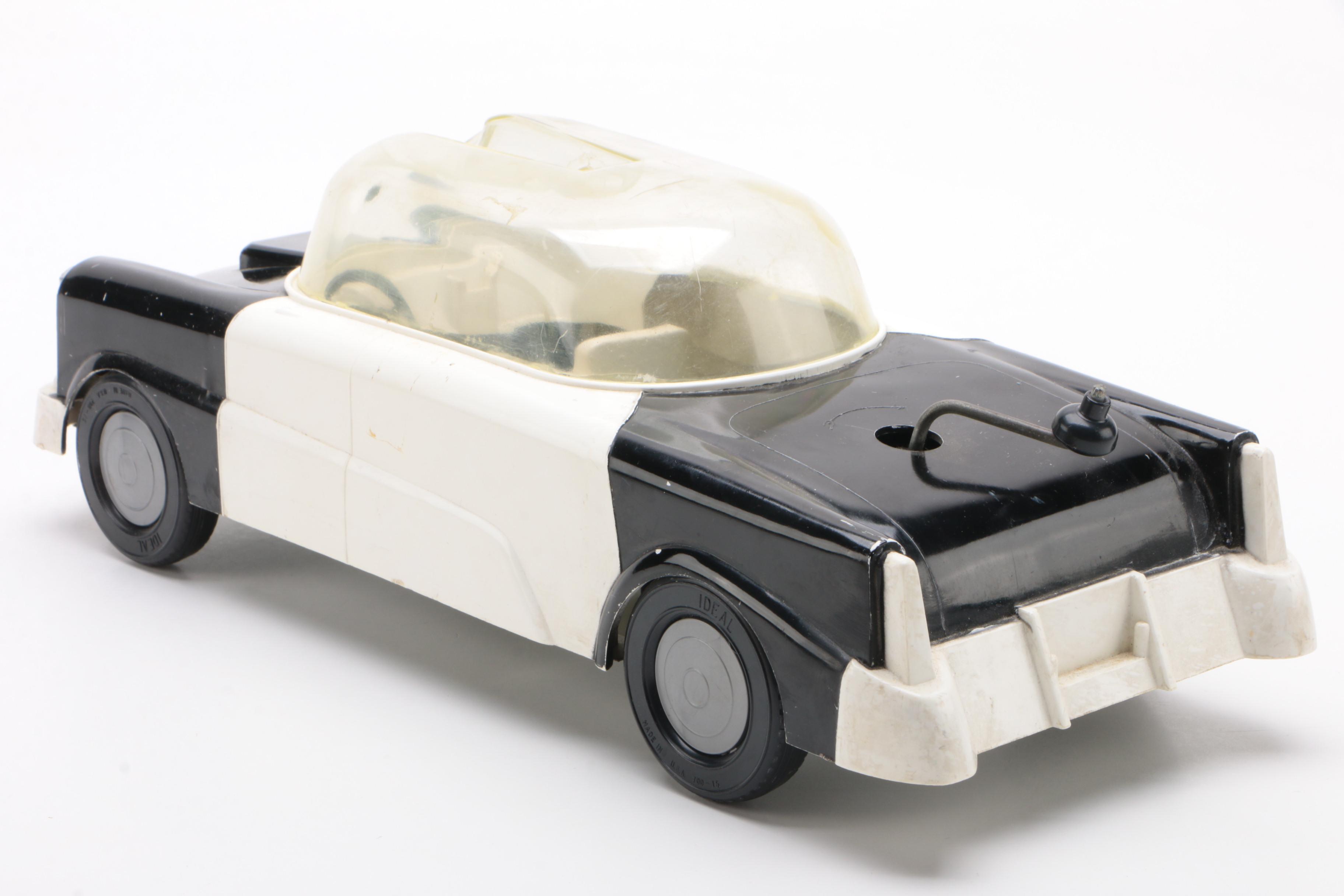 Ideal Jack Webb "Dragnet" Talking Police Car in Original Packaging, 1955