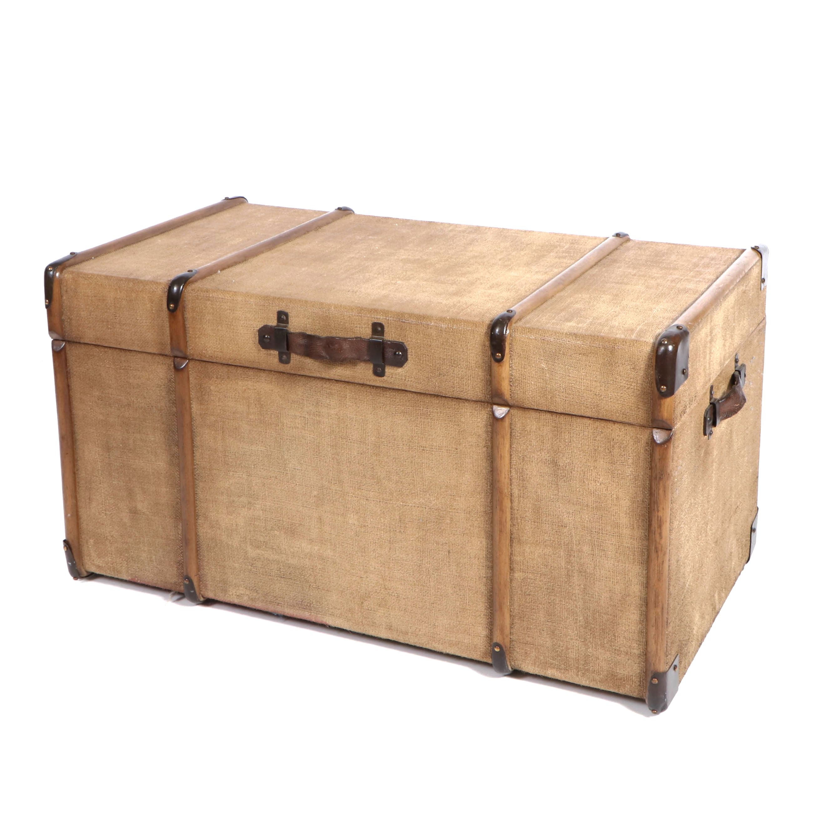 Decorative Travel Trunk Coffee Table with Storage