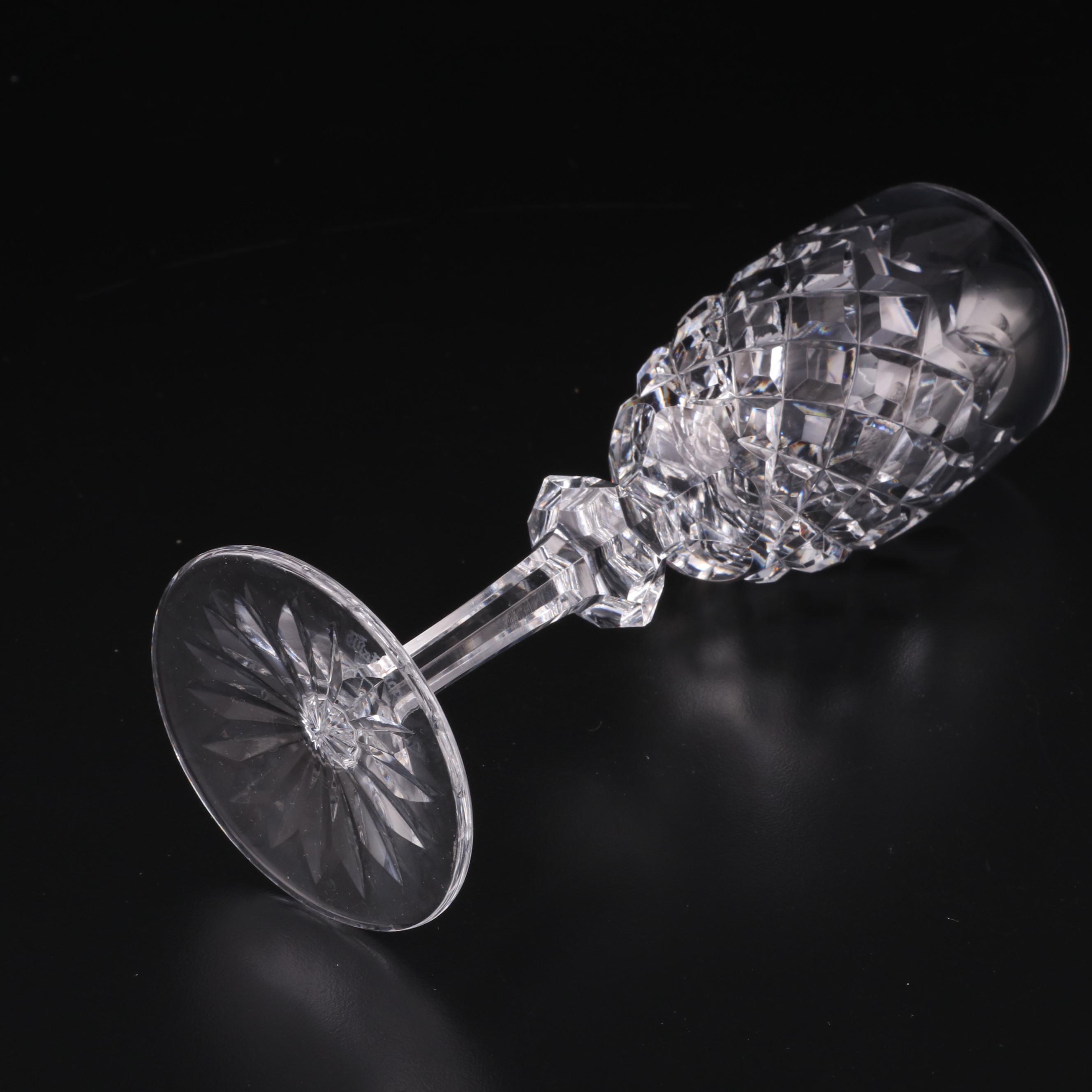 Waterford Crystal "Powerscourt" Sherry Glasses, Mid to Late 20th Century