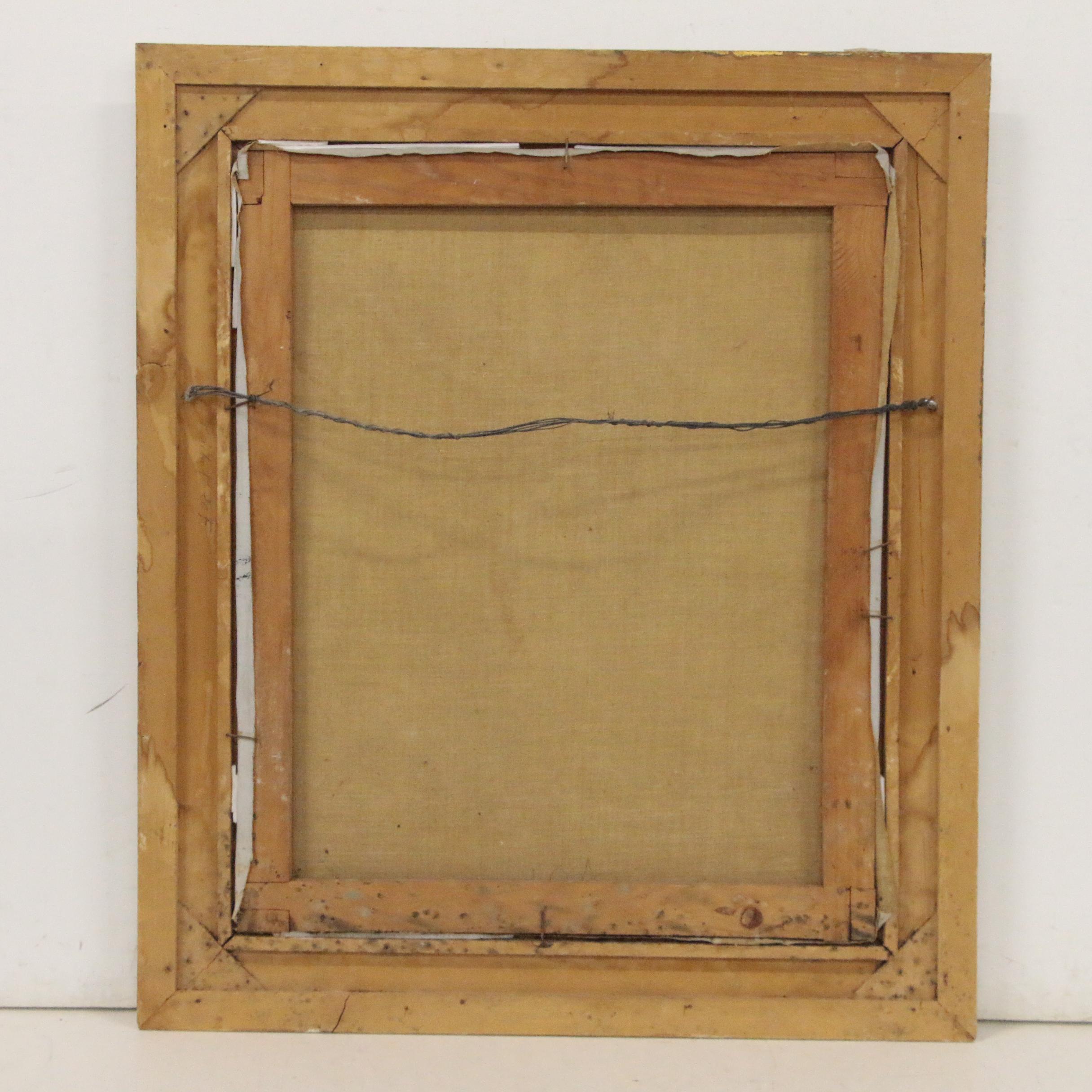 Ramón Pichot i Soler Impressionist Style Portrait Oil Painting, Mid-20th Century