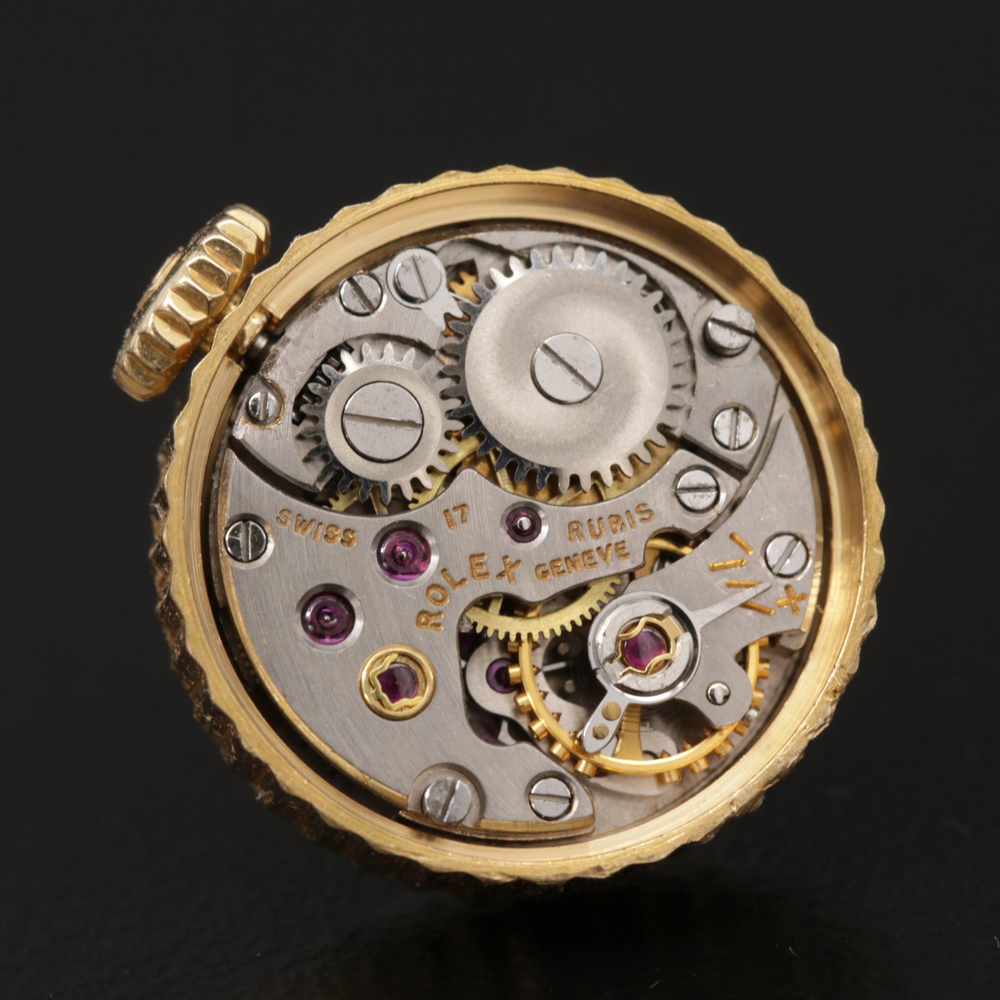 Rolex Chameleon Model 8788 18K Gold Watch and 18K Gold Band