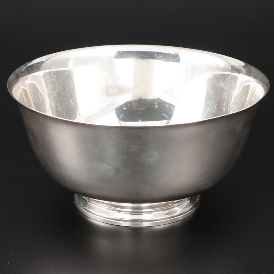Tiffany & Co. Revere Style Sterling Serving Bowl, Mid to Late 20th Century