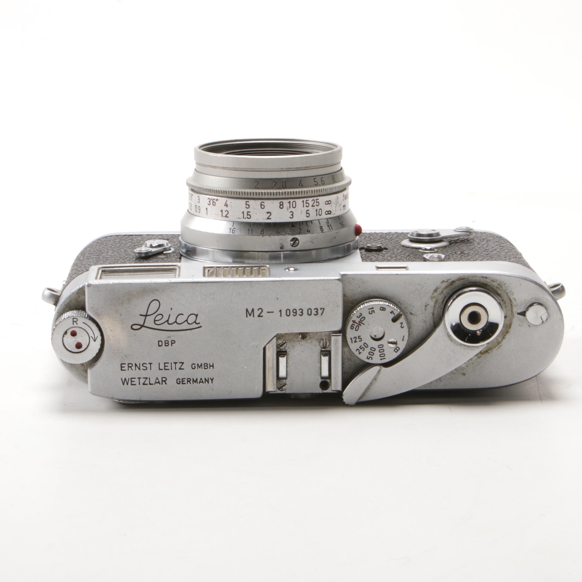 Leica M2 35mm Rangefinder with Leitz Summicron 35mm f/2 Lens, Late 20th Century