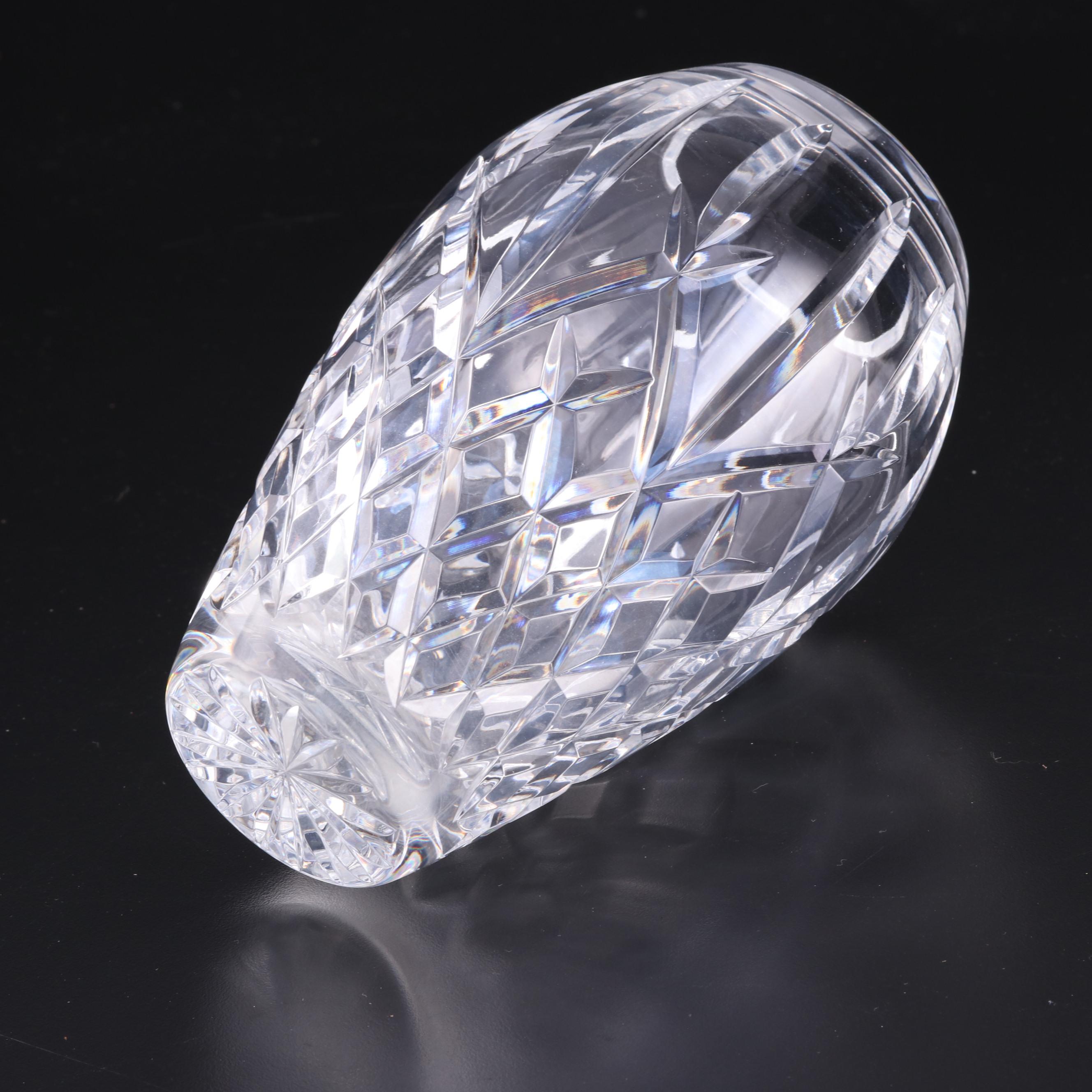 Waterford Crystal Vase, Mid to Late 20th Century