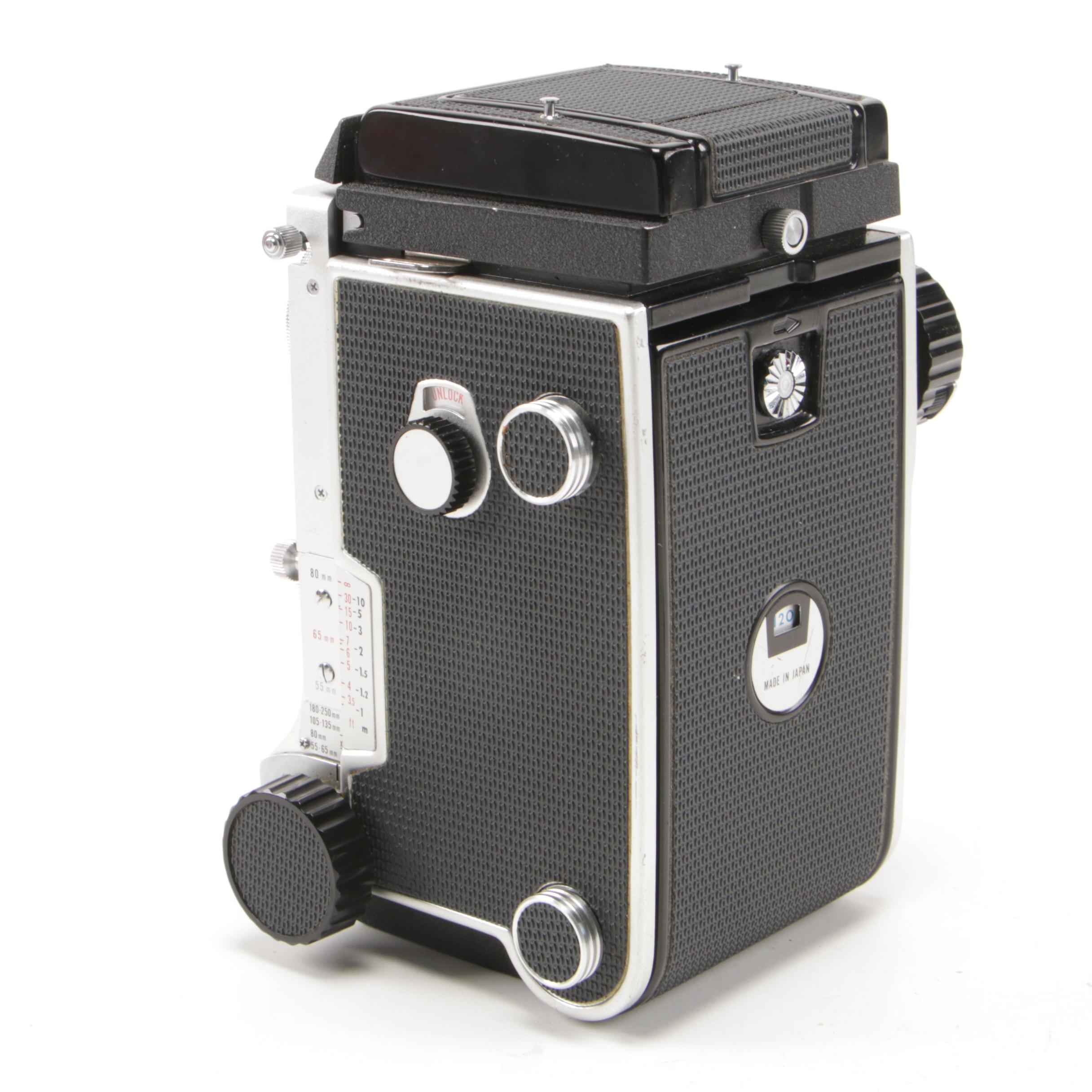 Mamiya C220 Twin Lens Reflex Medium Format Film Camera, Mid 20th Century