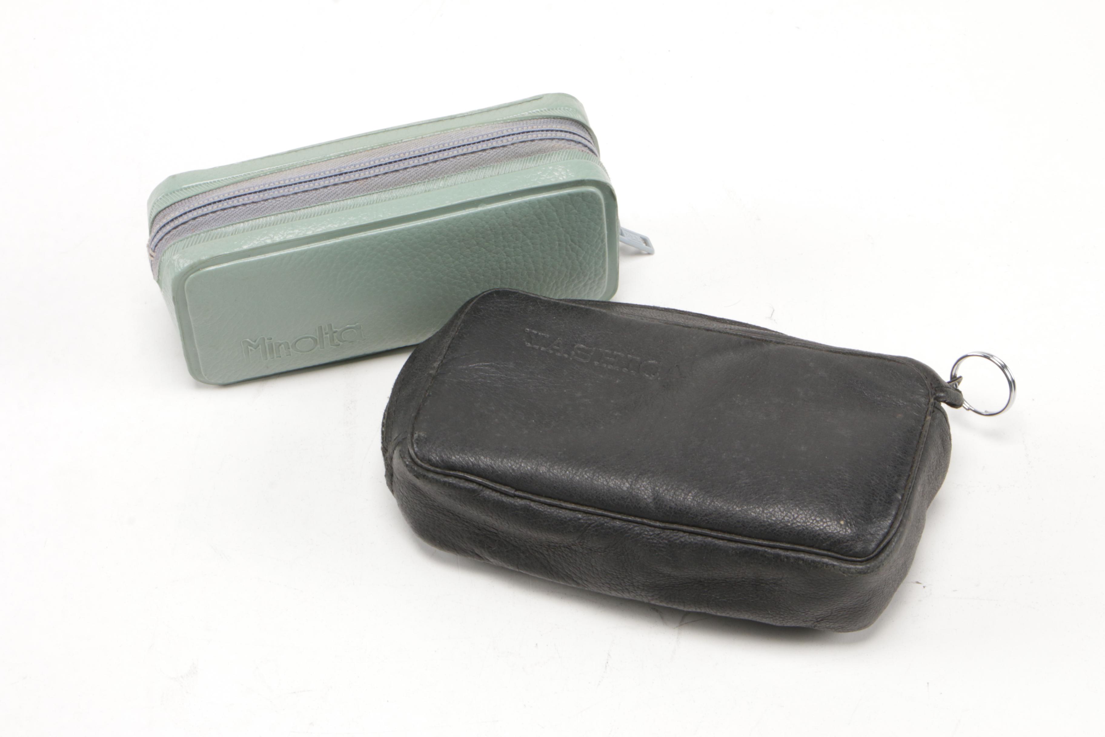 Minolta -16, Rollei 16S and Yashika 16EE Subminiature Cameras