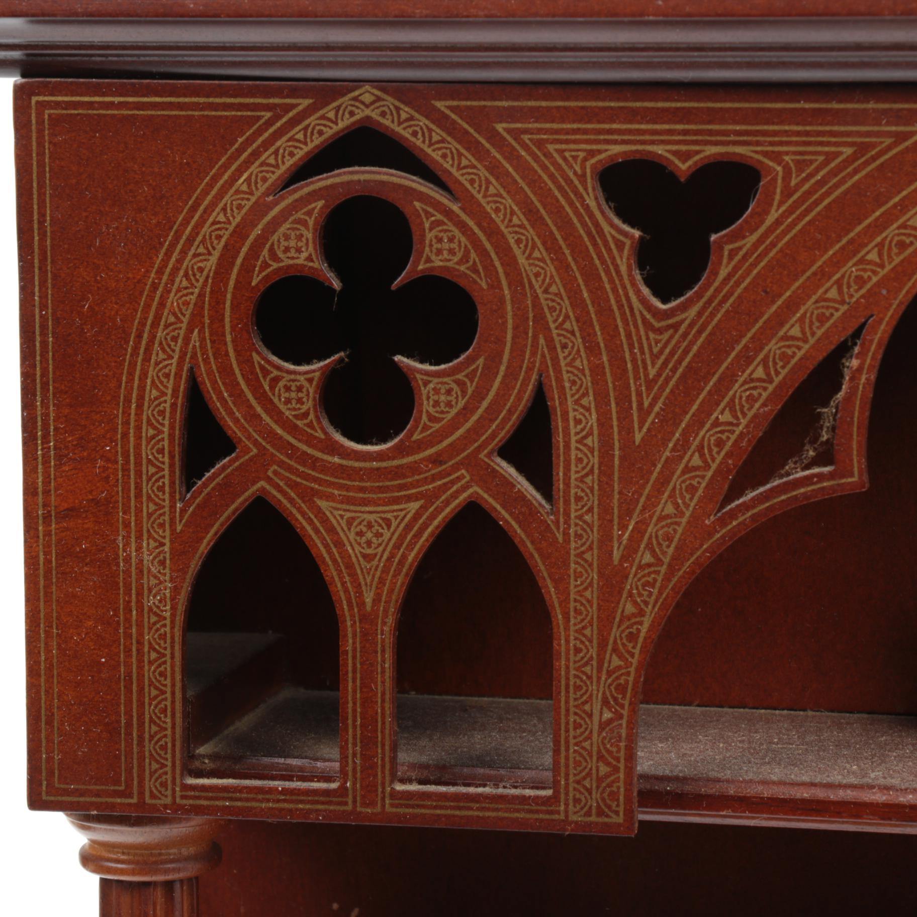 Franklin Mint Pewter "Stations of the Cross" Figurines and Display