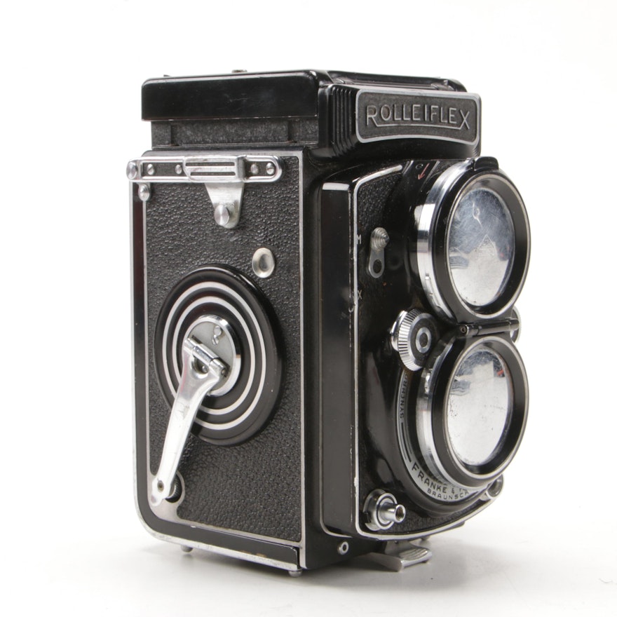 Rolleiflex DBP Twin Lens Reflex Camera, Mid-20th Century