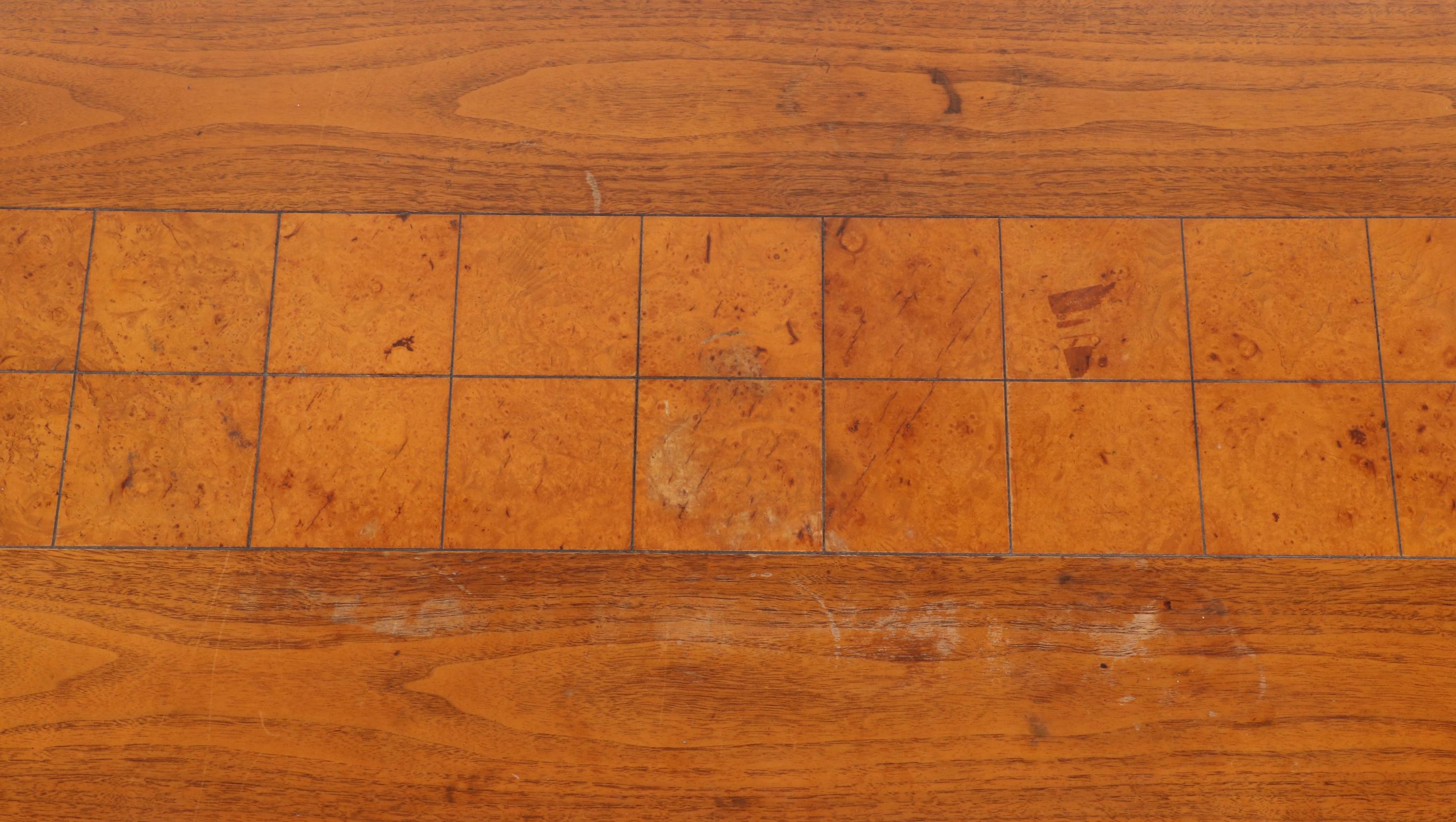 Lane Mid Century Modern Walnut Coffee and Side Table