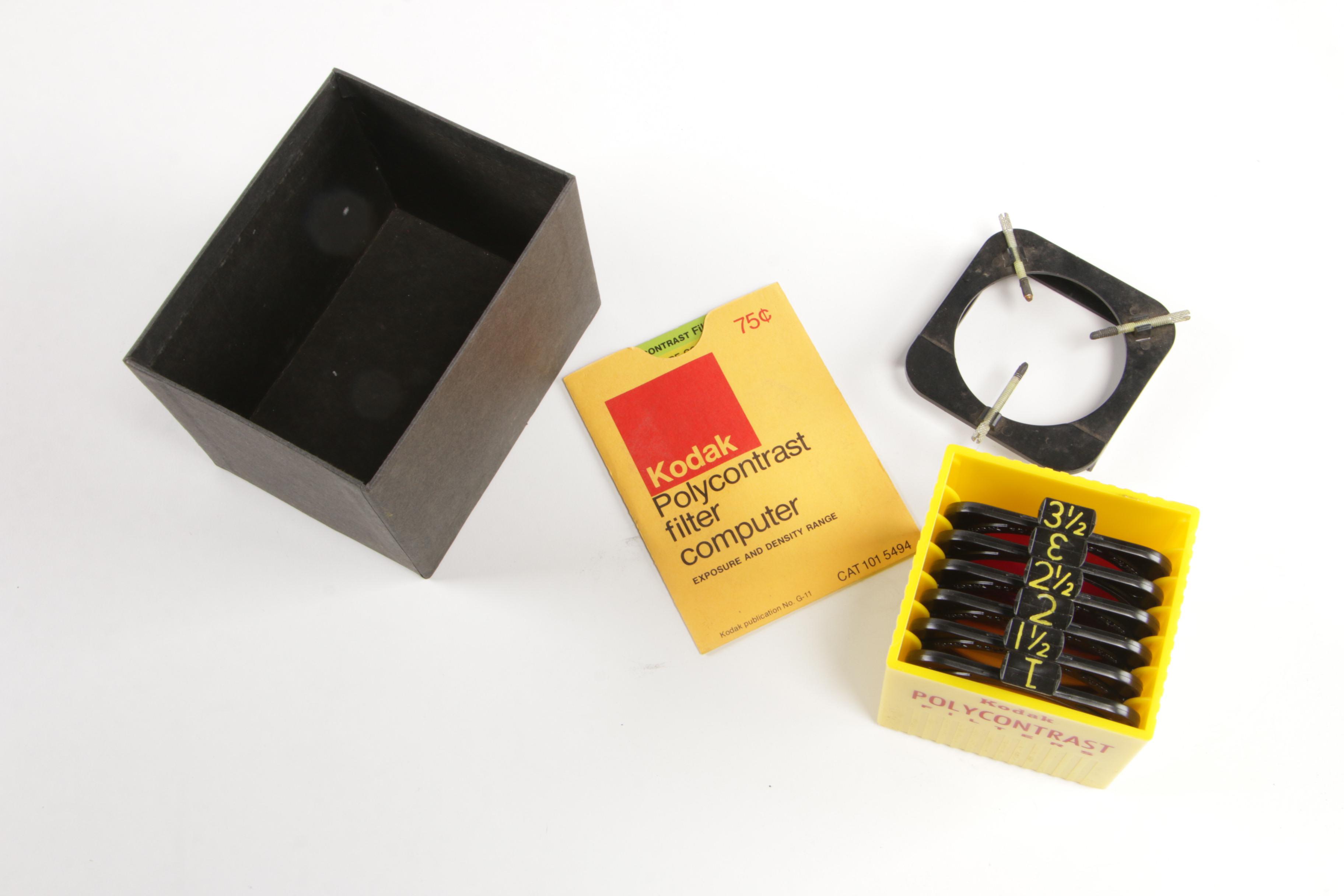 Kodak Commercial Ektar 8 1/2" Lens with No. 3 Acme Synchro Shutter and Filters