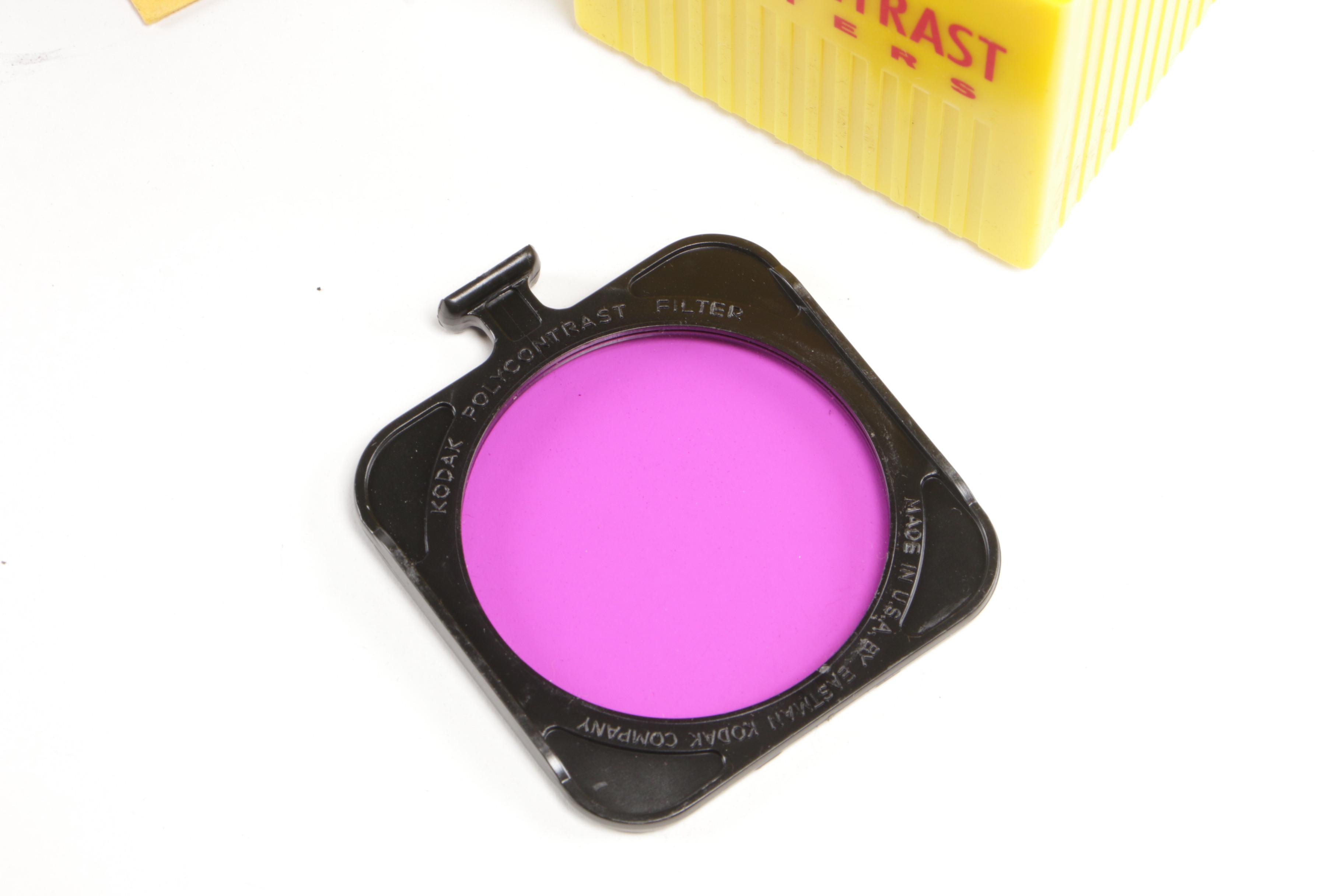 Kodak Commercial Ektar 8 1/2" Lens with No. 3 Acme Synchro Shutter and Filters