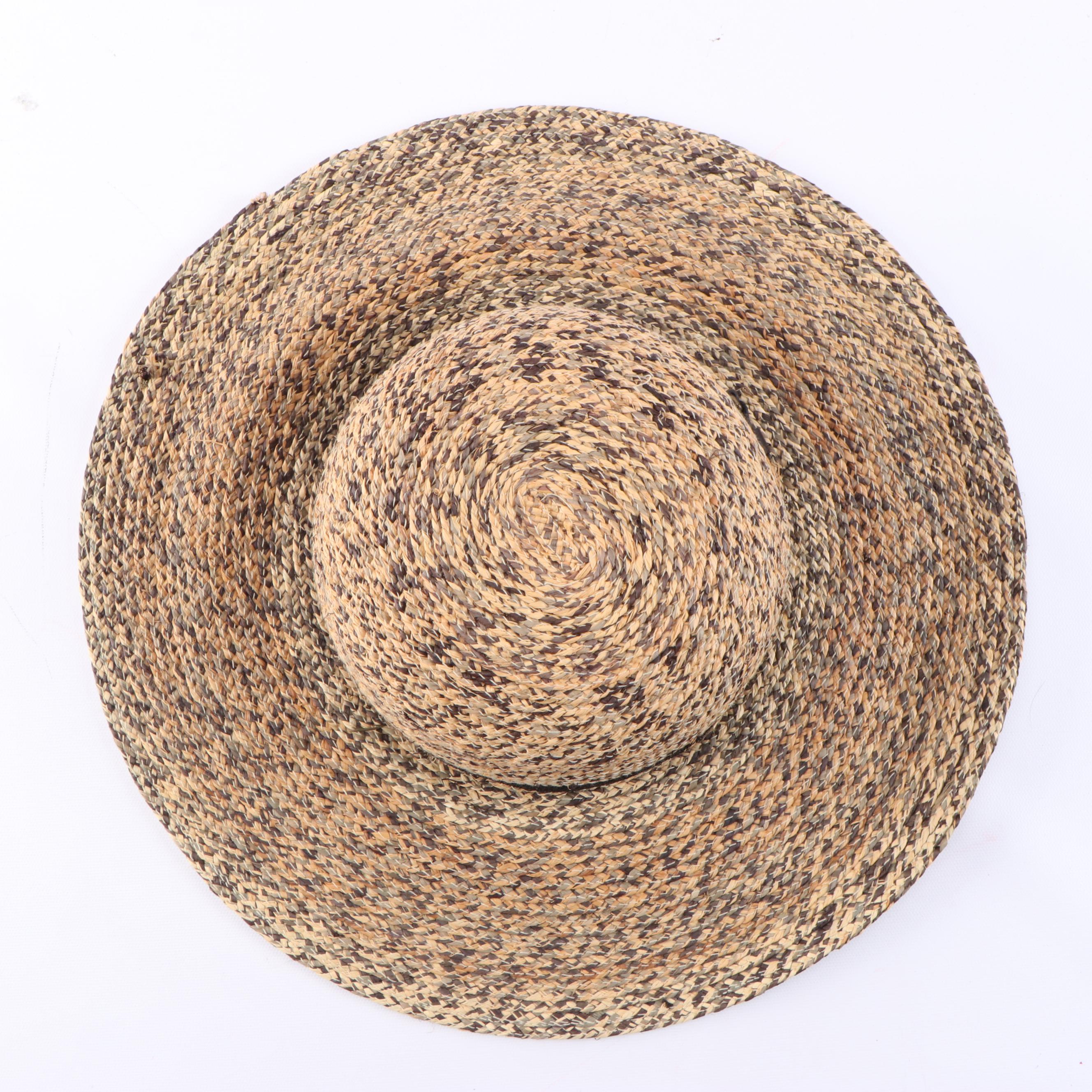 Filippo Catarzi Raffia Sun Hat, Made in Italy