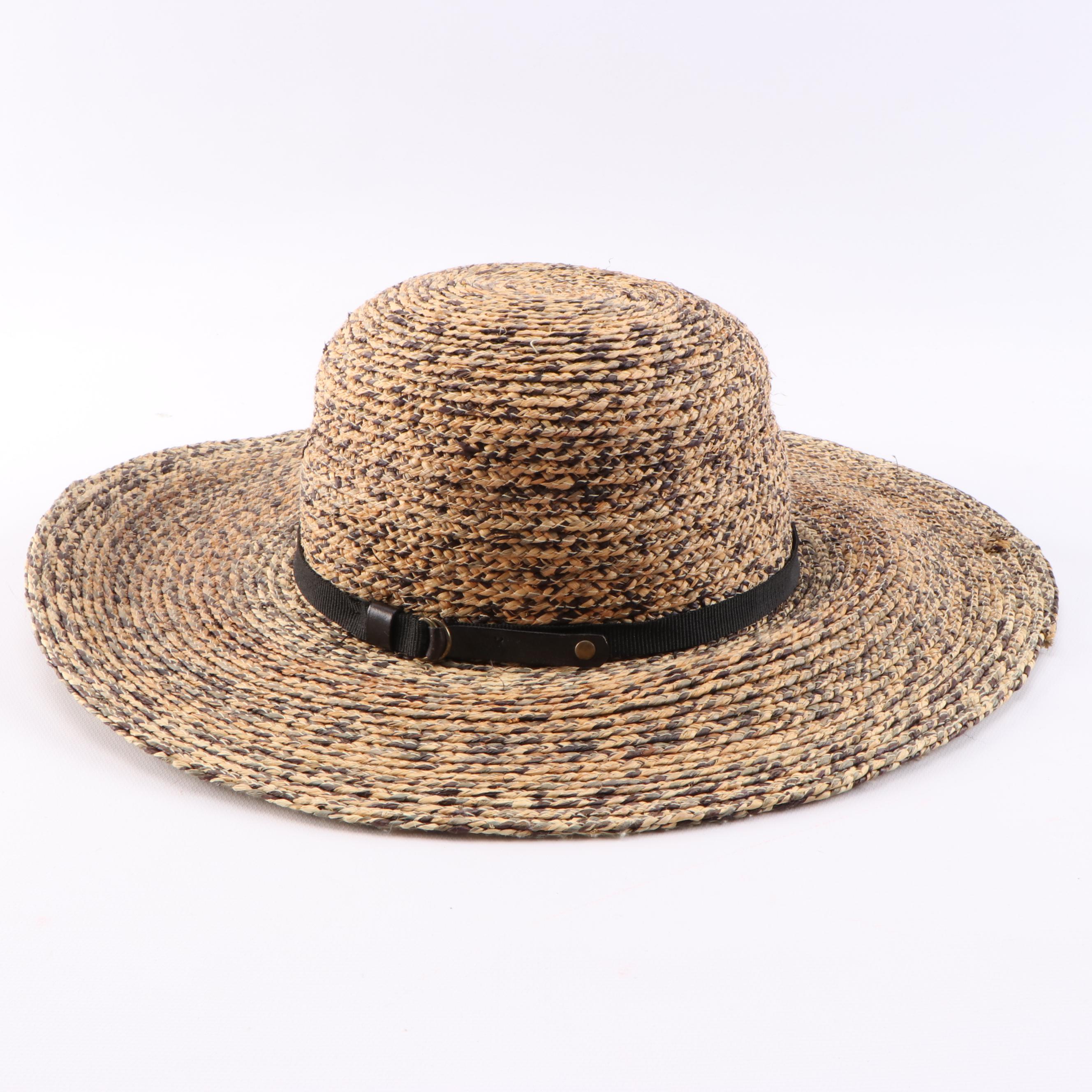 Filippo Catarzi Raffia Sun Hat, Made in Italy