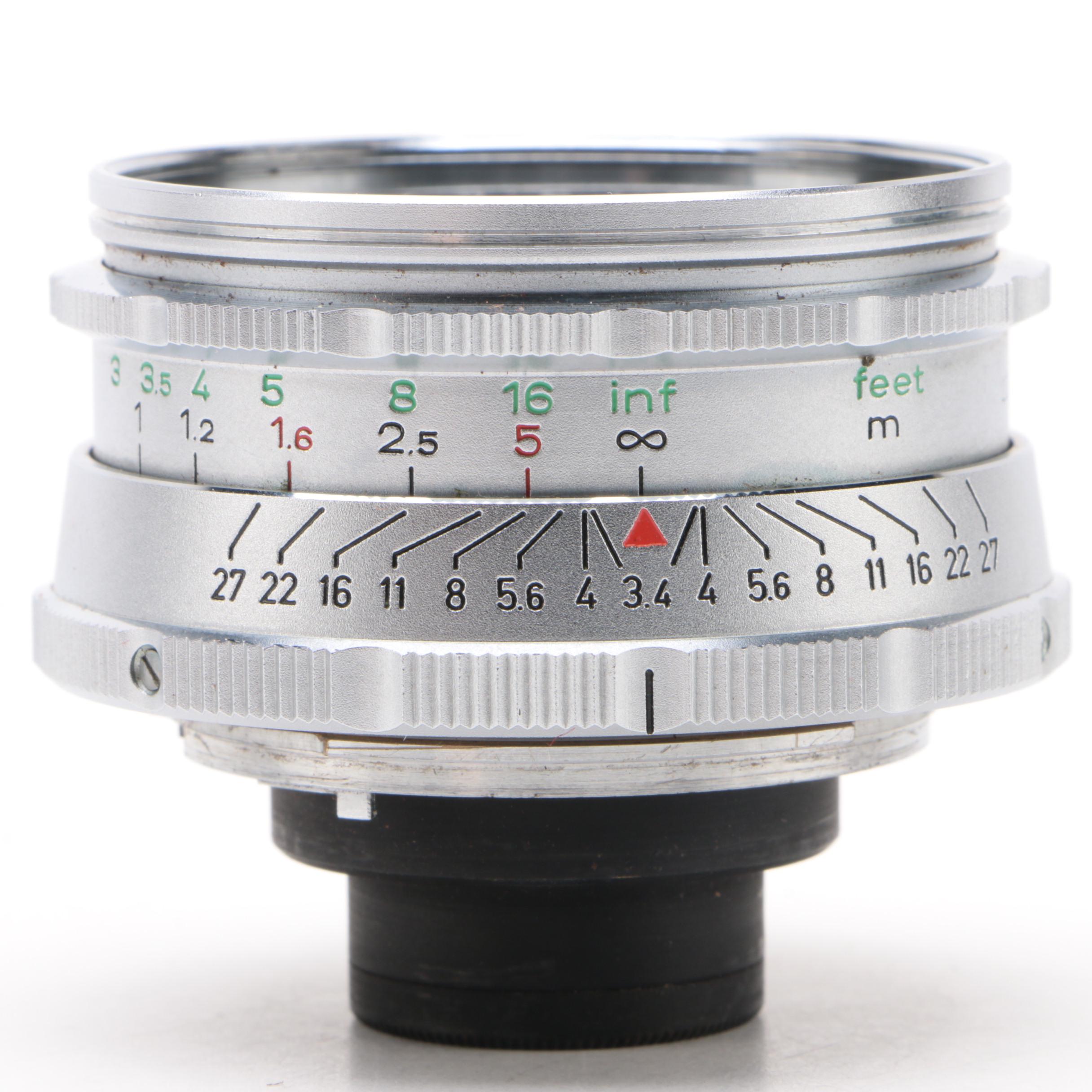 Agfa Color-Ambion Wide Angle Lens 1:3.4 35mm with Case