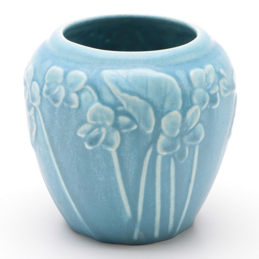 Rookwood Pottery Matte Glaze Ceramic Production Vase, 1943