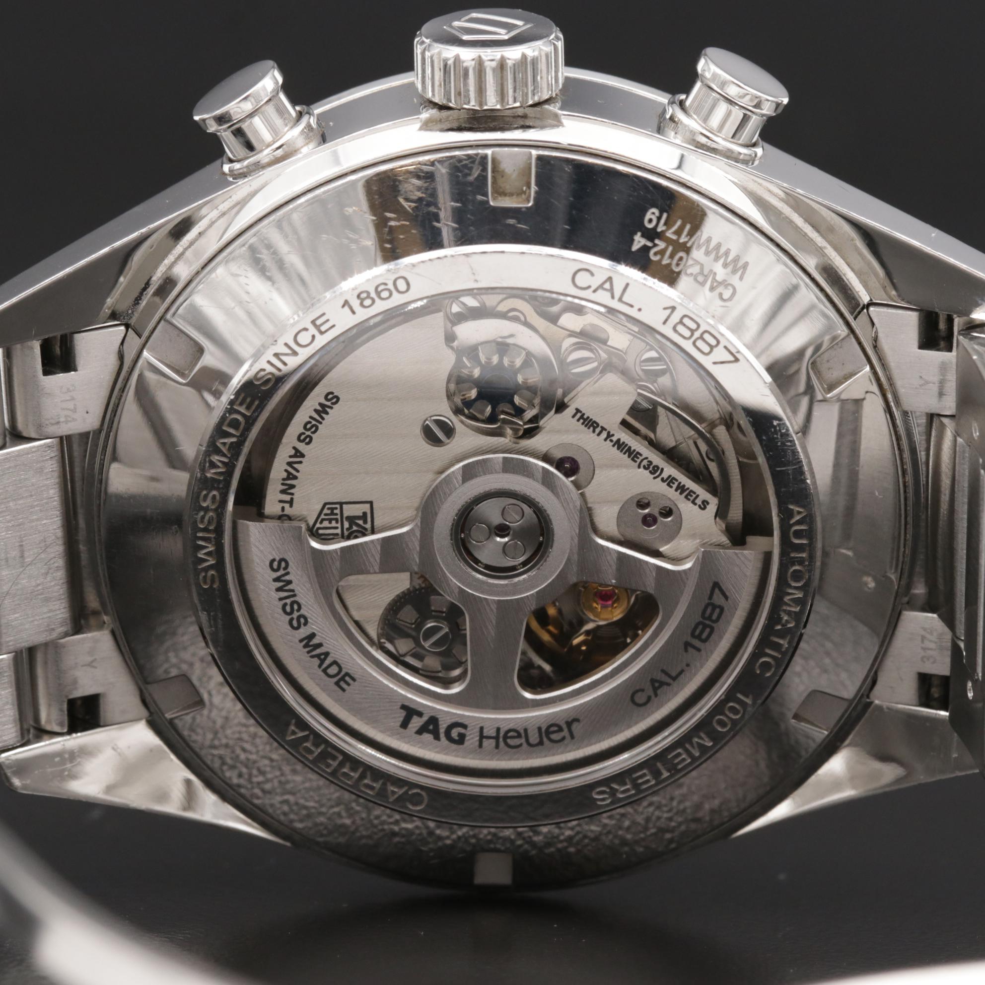 TAG Heuer Carrera Calibre 1887 Stainless Steel Automatic Watch 43.00 mm