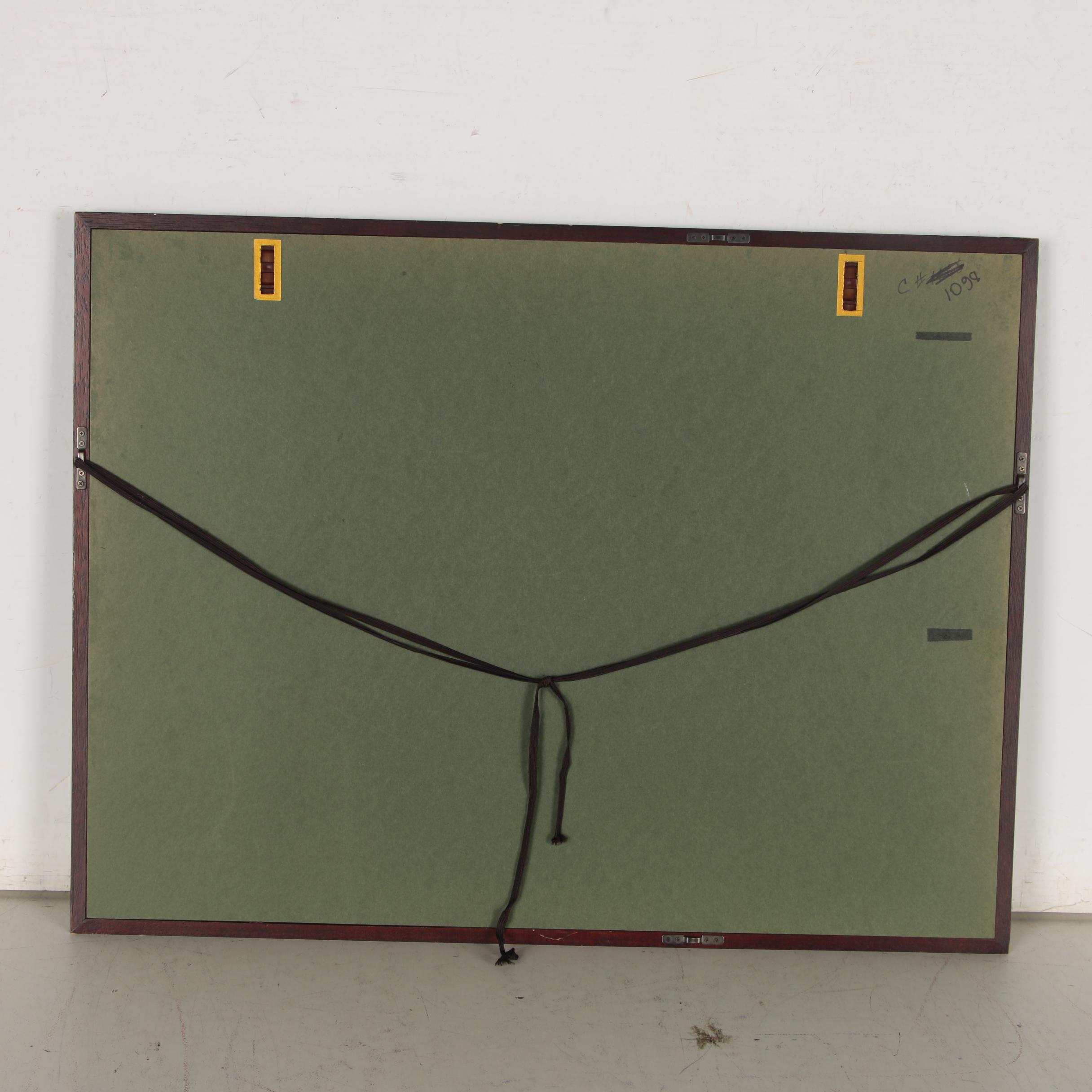 Masao Ido Woodblock Print "Shinbashi", 1984