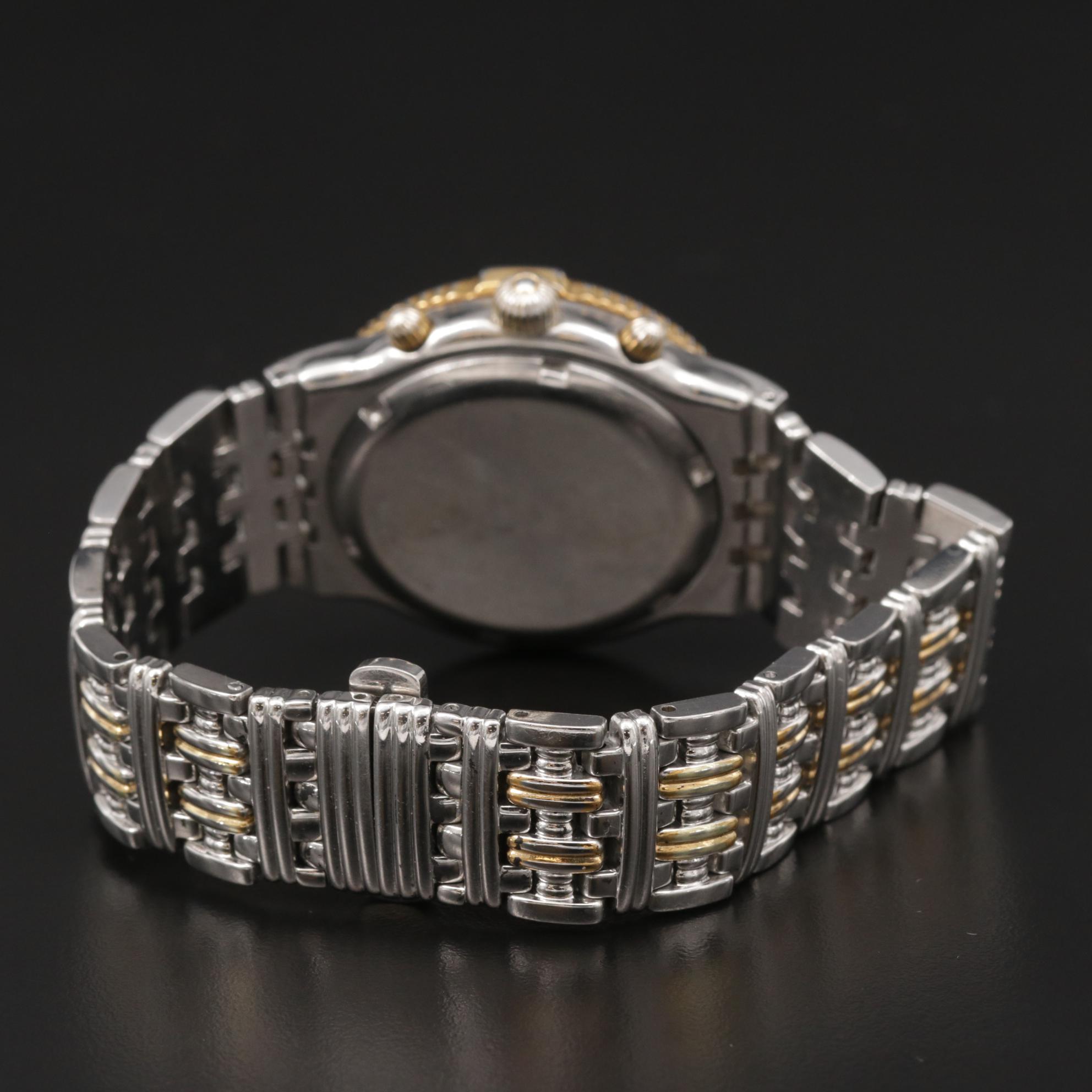 Longines "Laureate" Stainless Steel Chronograph Quartz Watch