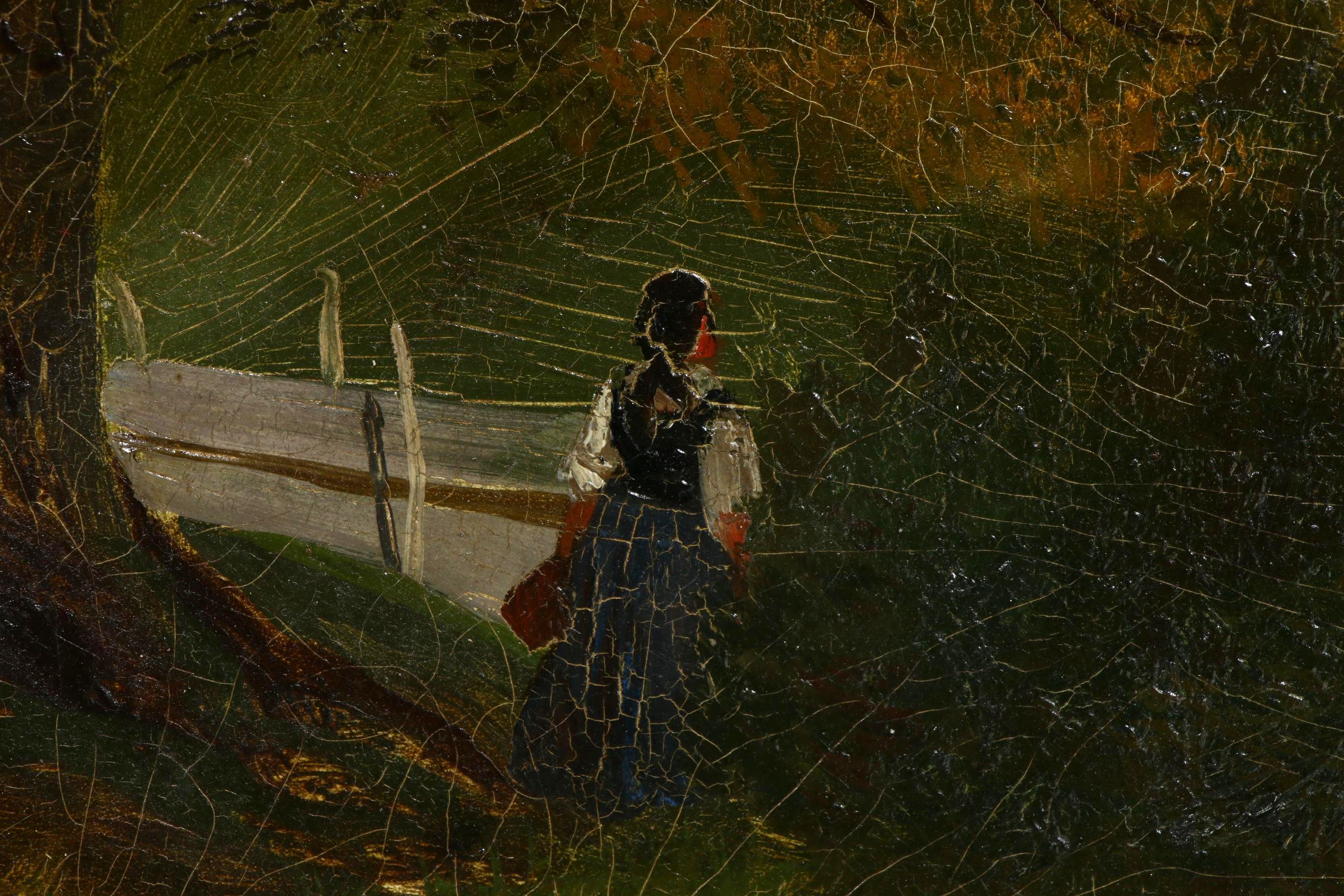 Landscape with Figure Oil Painting