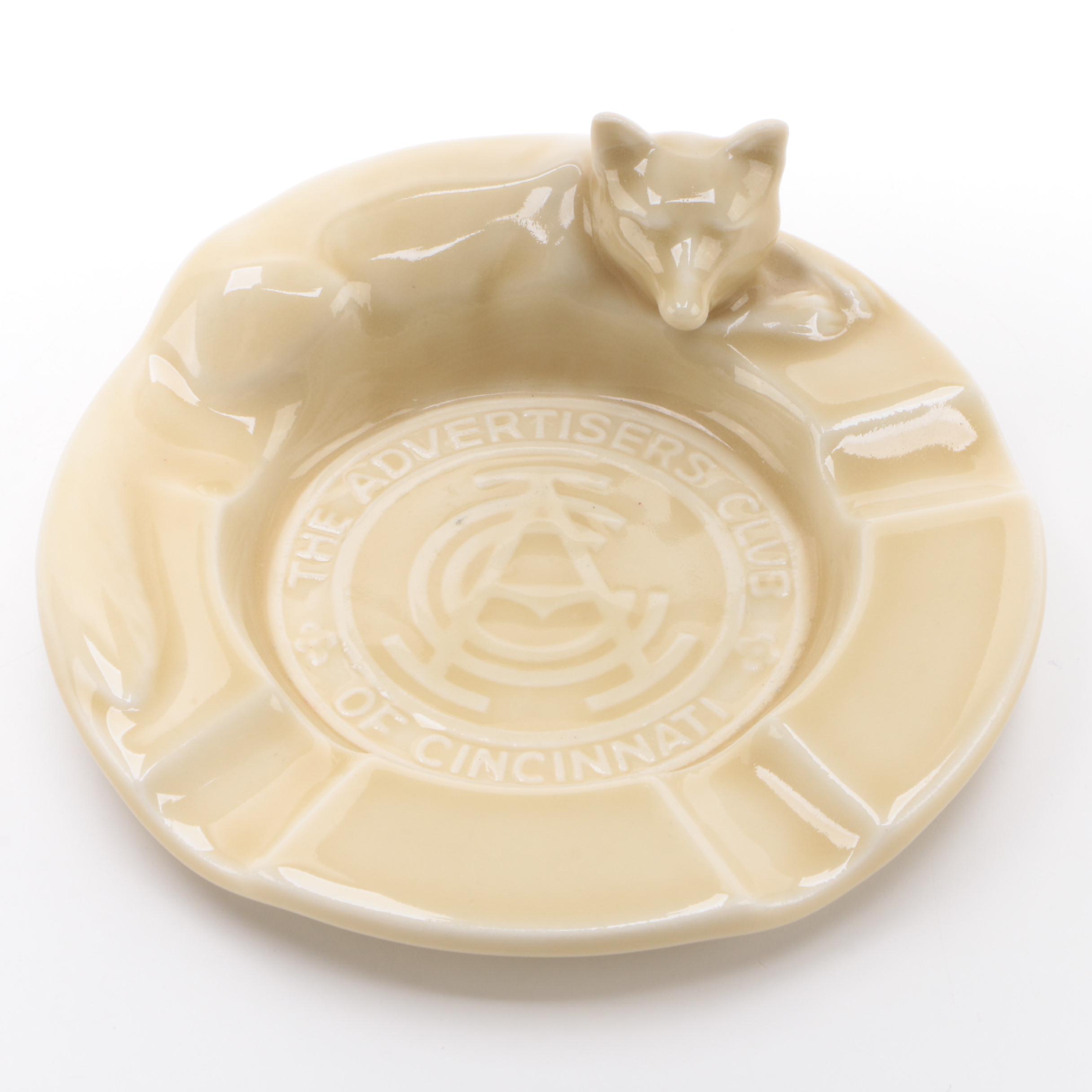 Rookwood Pottery Commemorative Astray for The Advertisers Club of Cincinnati