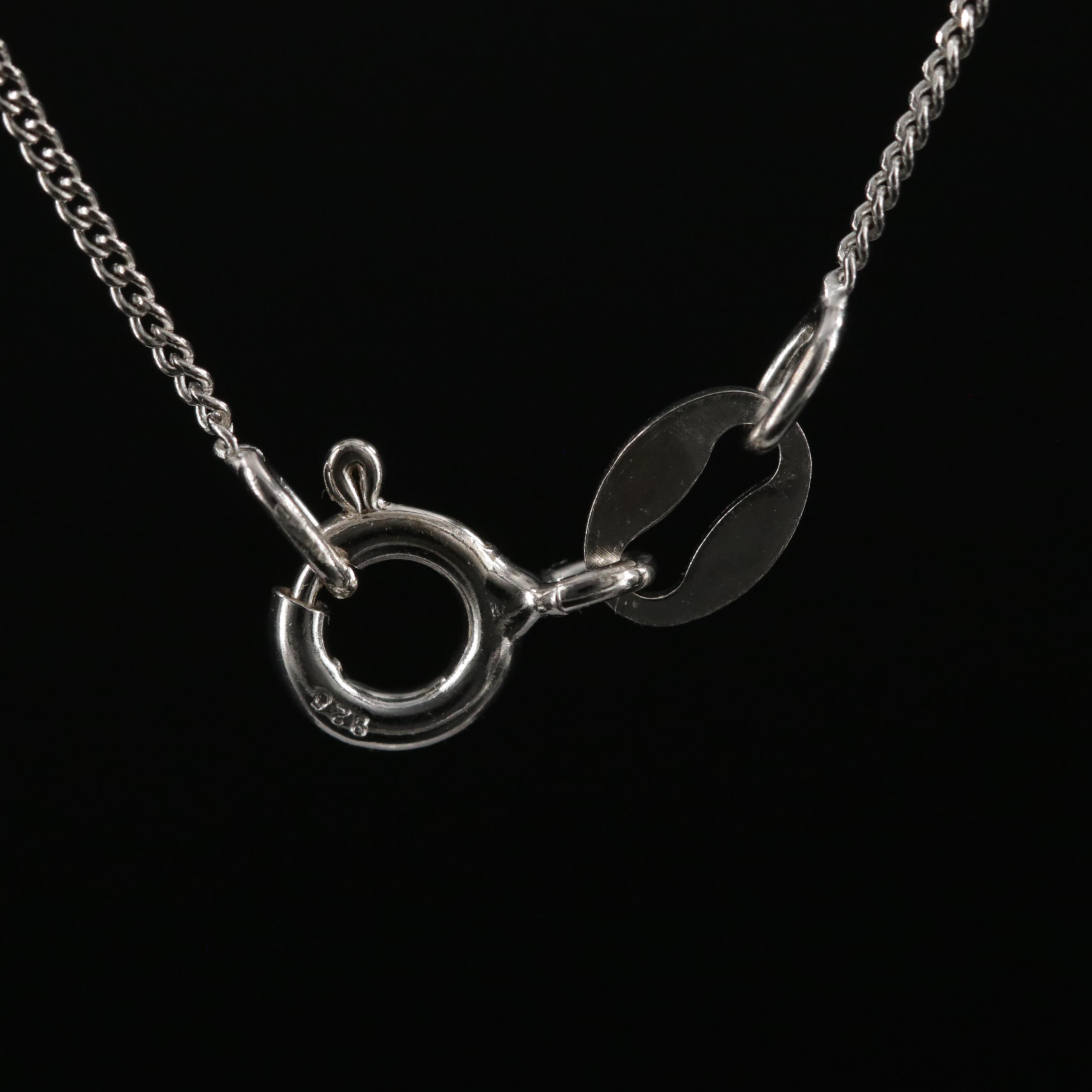 Sterling Silver "Buddha Under The Bodhi Tree" Pendant Necklace