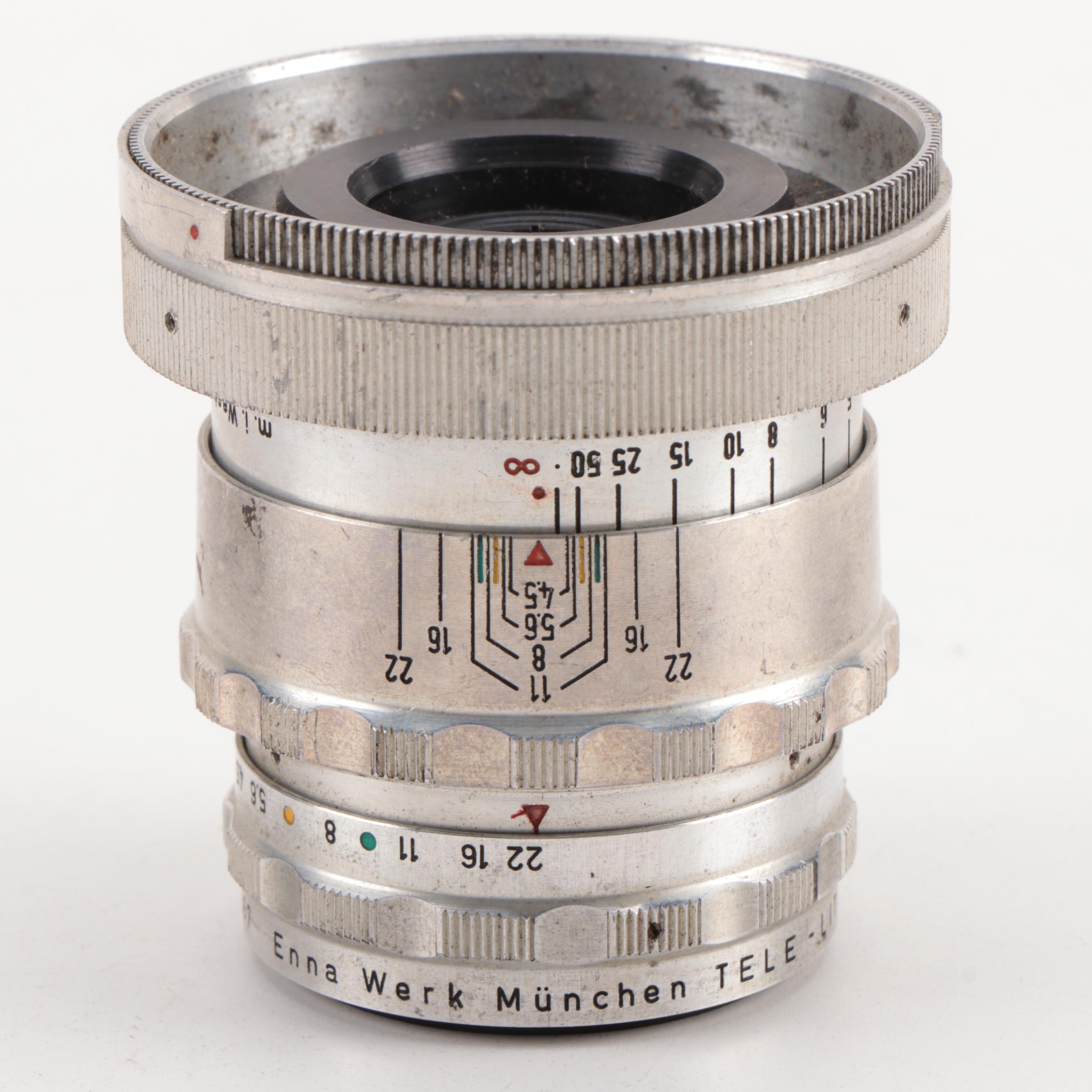 Enna Werk Munchen 100mm F 4.5 ,Kalimar 35-135mm  F 3.5 Lens