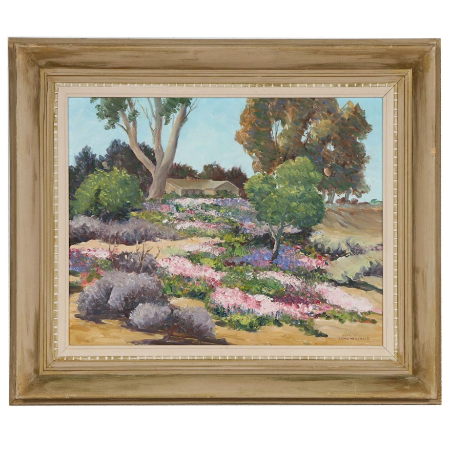 Lynn Winans Oil Painting "Spring", Mid 20th Century