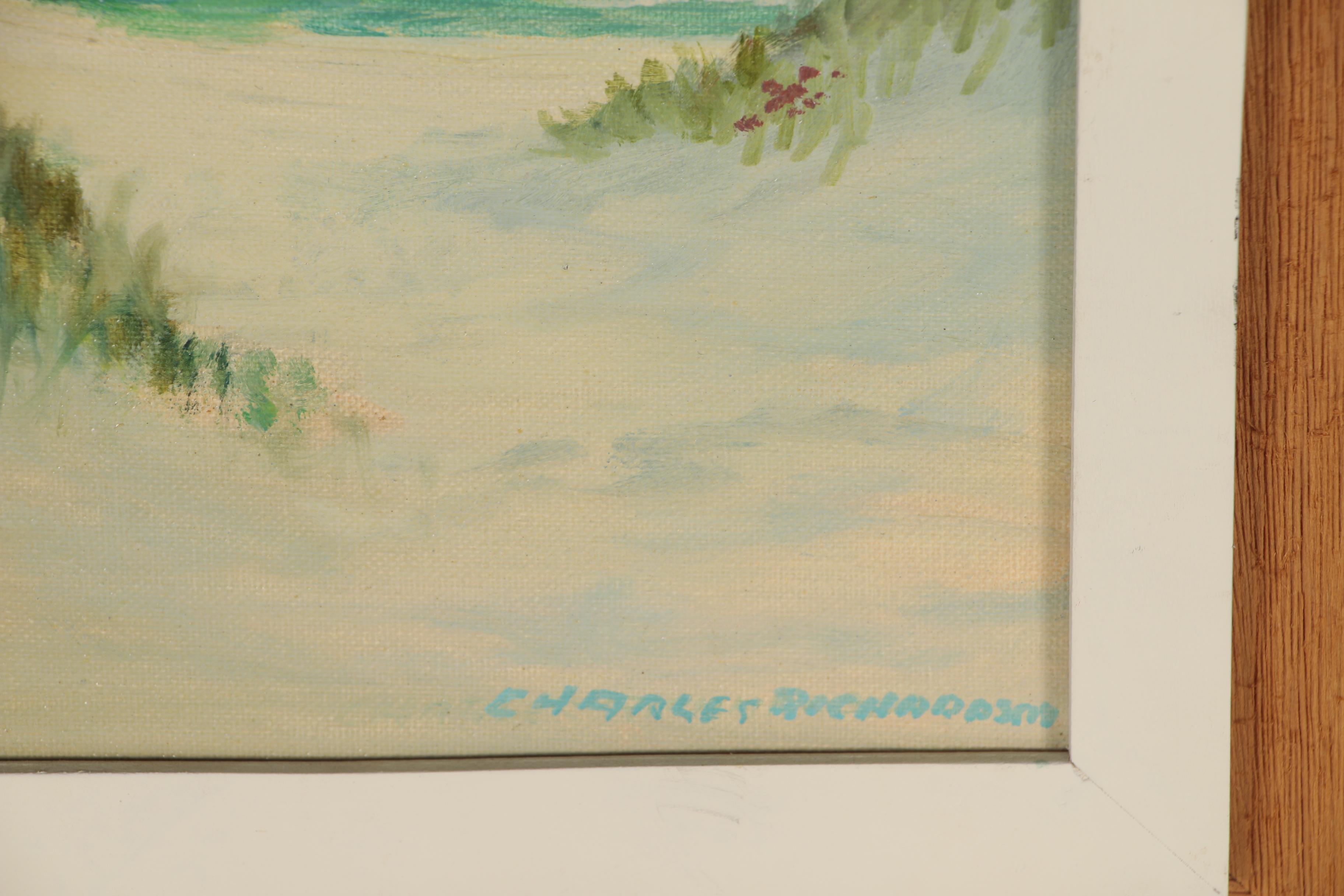 Charles Richardson Oil Painting "Cape Cod Beach"