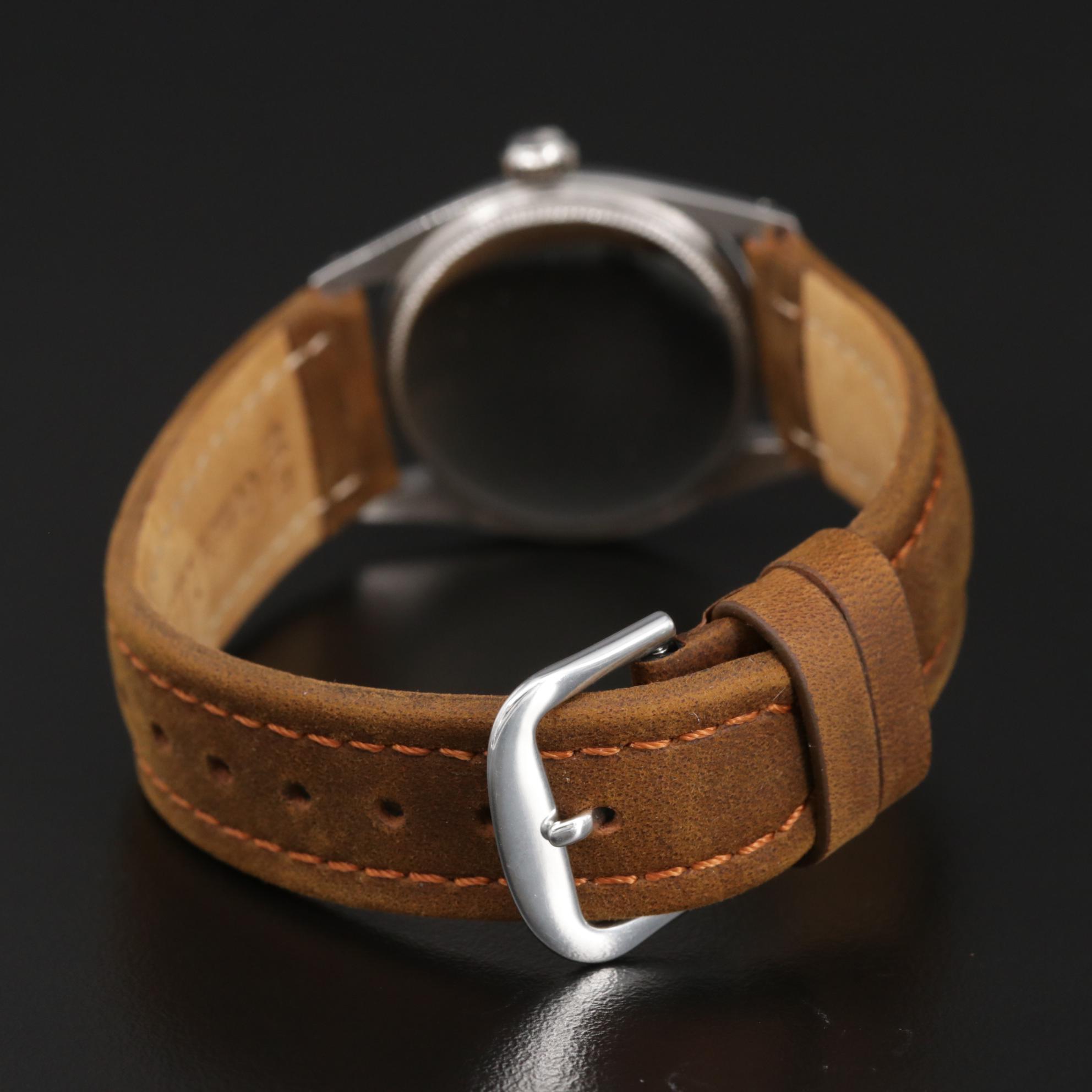 Vintage Rolex Oyster Speedking Stainless Steel Stem Wind Watch