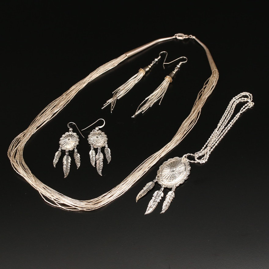 Carolyn Pollack Liquid Silver Jewelry and Southwestern Sterling Jewelry