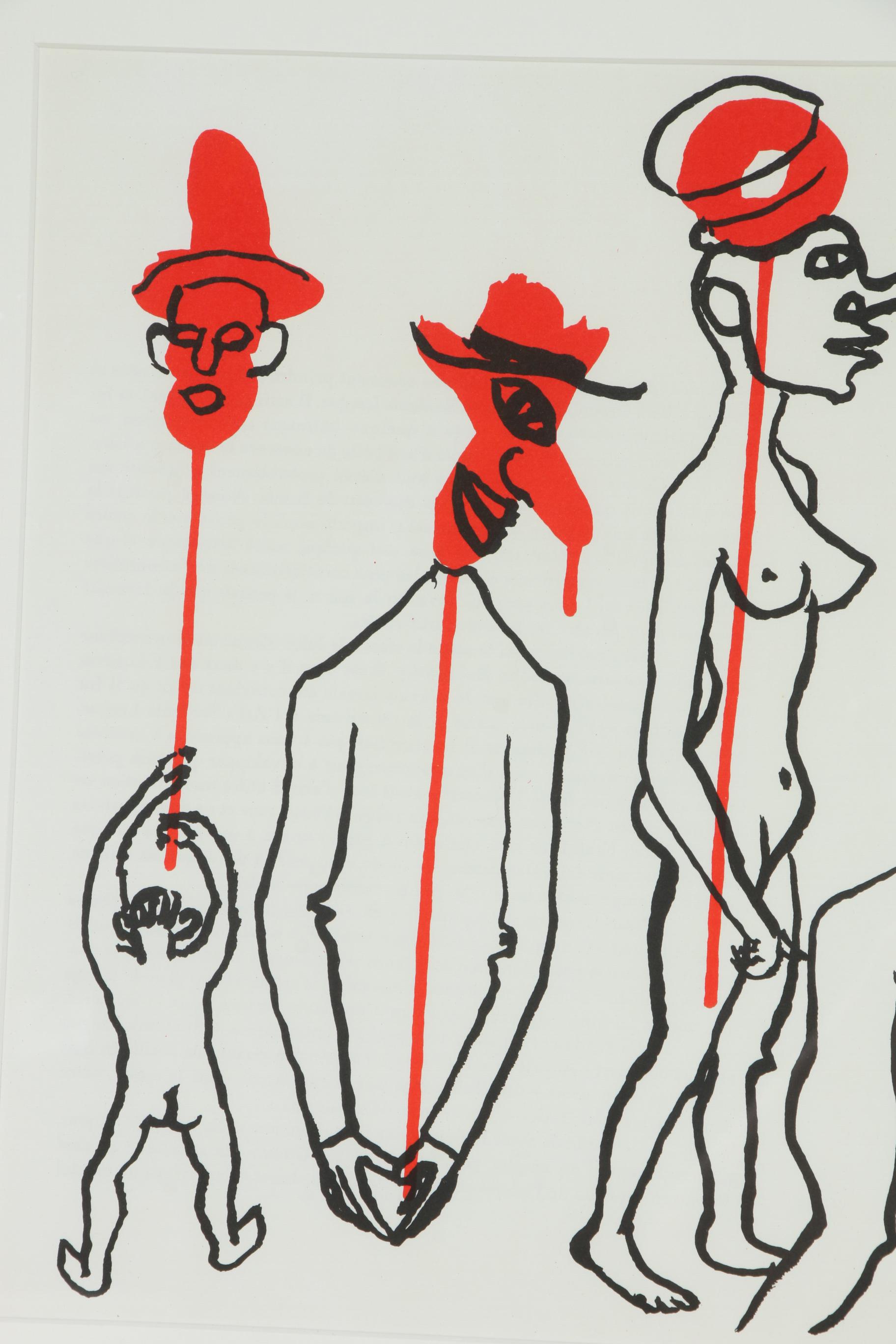 Alexander Calder Double-Page Color Lithograph for "Derrière le Miroir", 1966